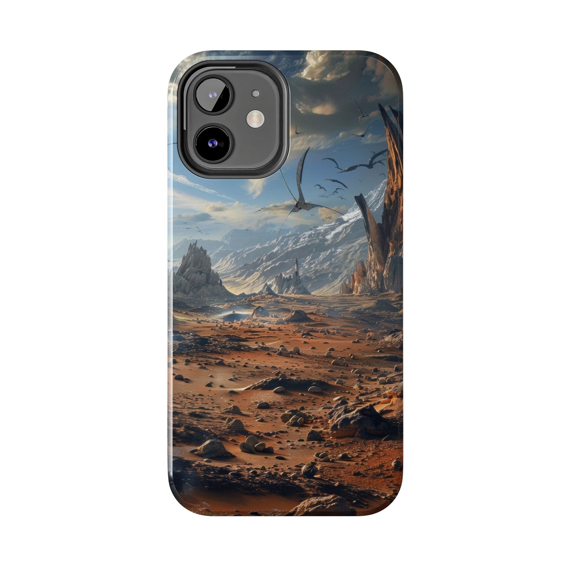 Ridge of Another World — Alien Mountains Phone Case - JG Visual Arts