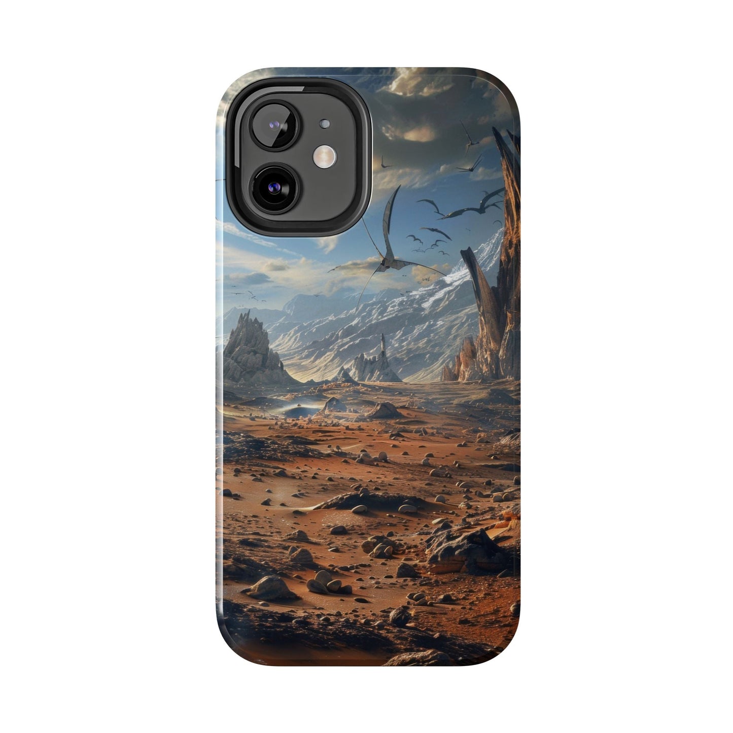 Ridge of Another World — Alien Mountains Phone Case - JG Visual Arts