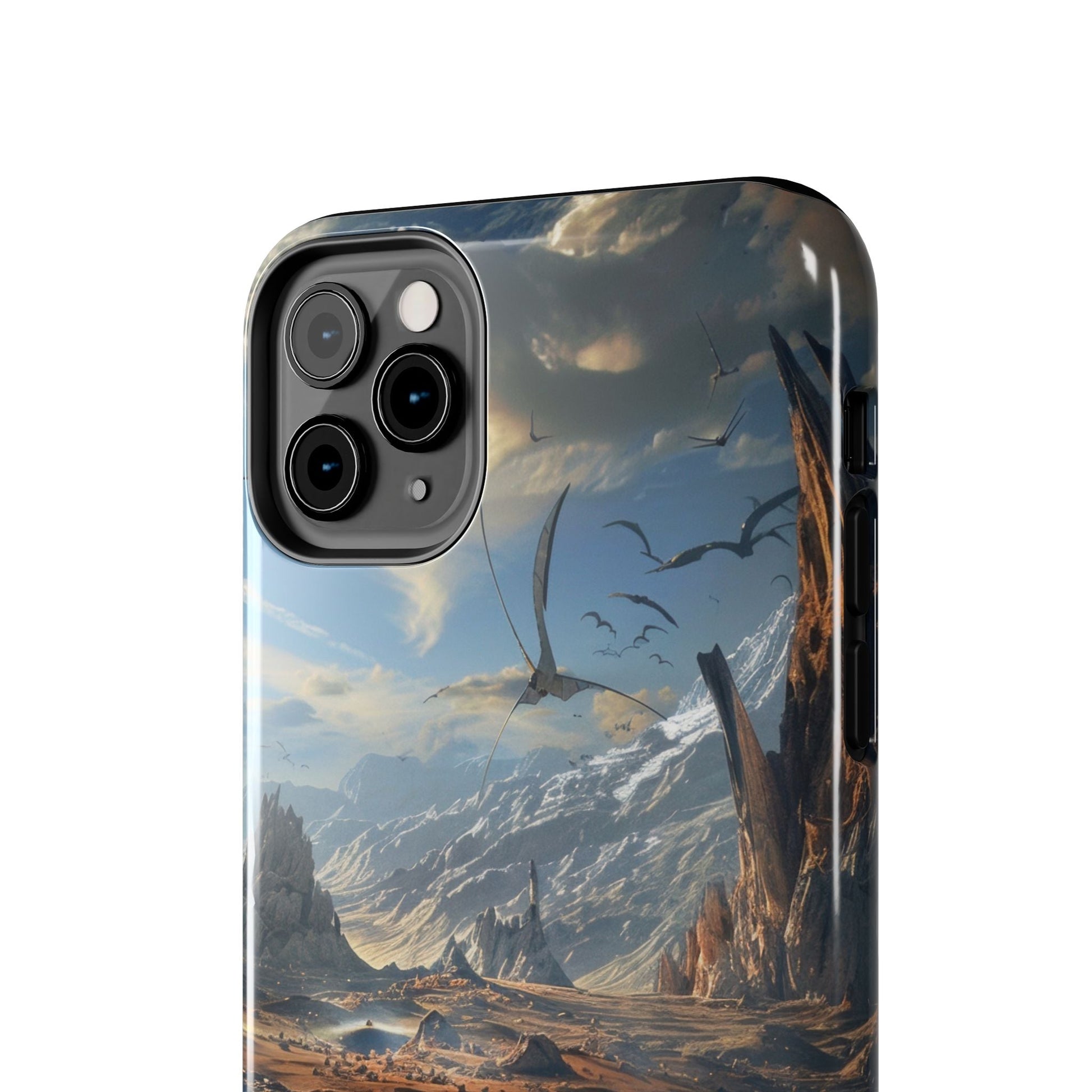 Ridge of Another World — Alien Mountains Phone Case - JG Visual Arts