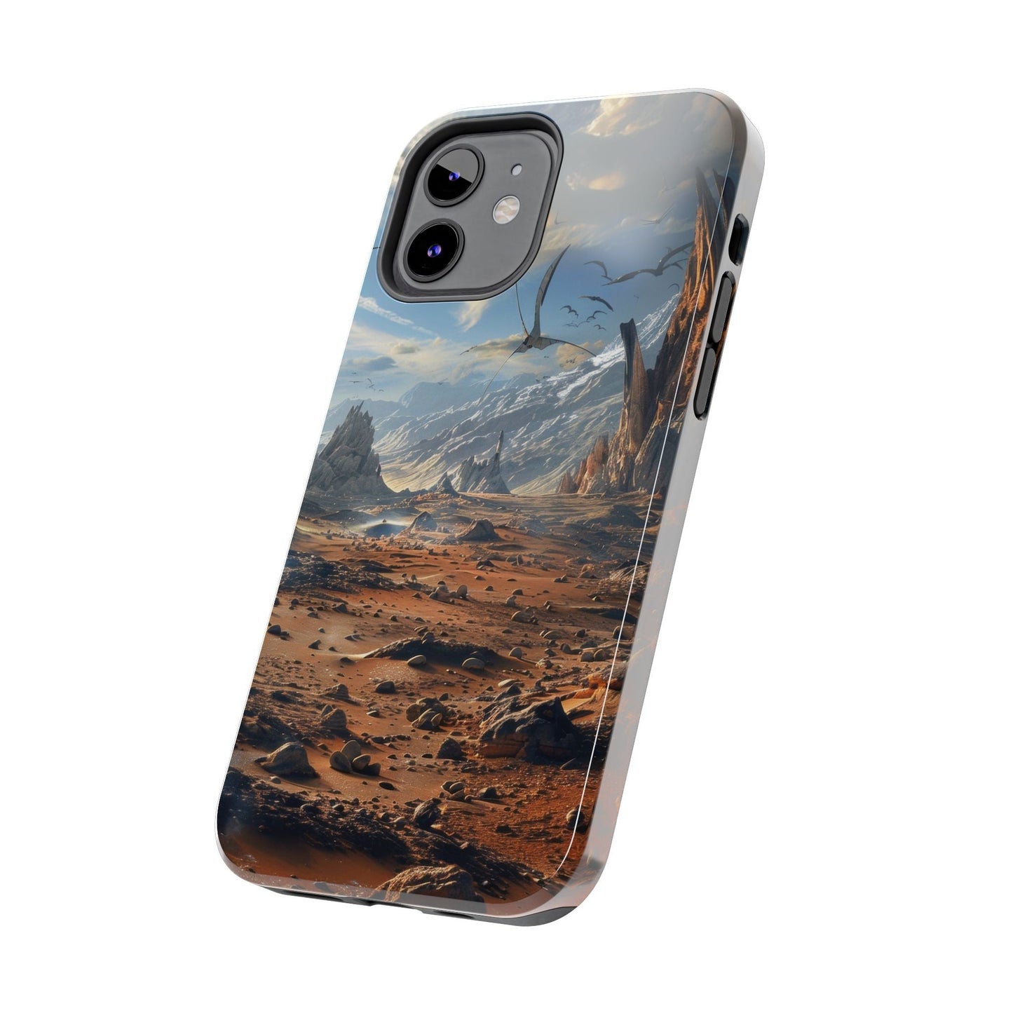 Ridge of Another World — Alien Mountains Phone Case - JG Visual Arts
