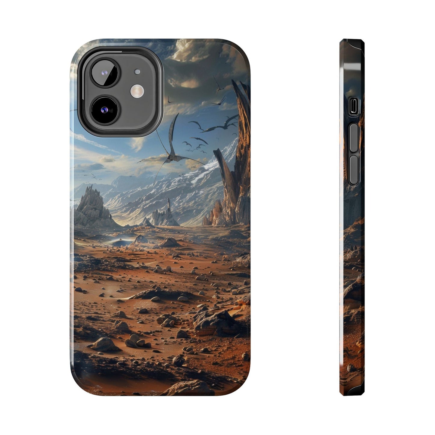 Ridge of Another World — Alien Mountains Phone Case - JG Visual Arts