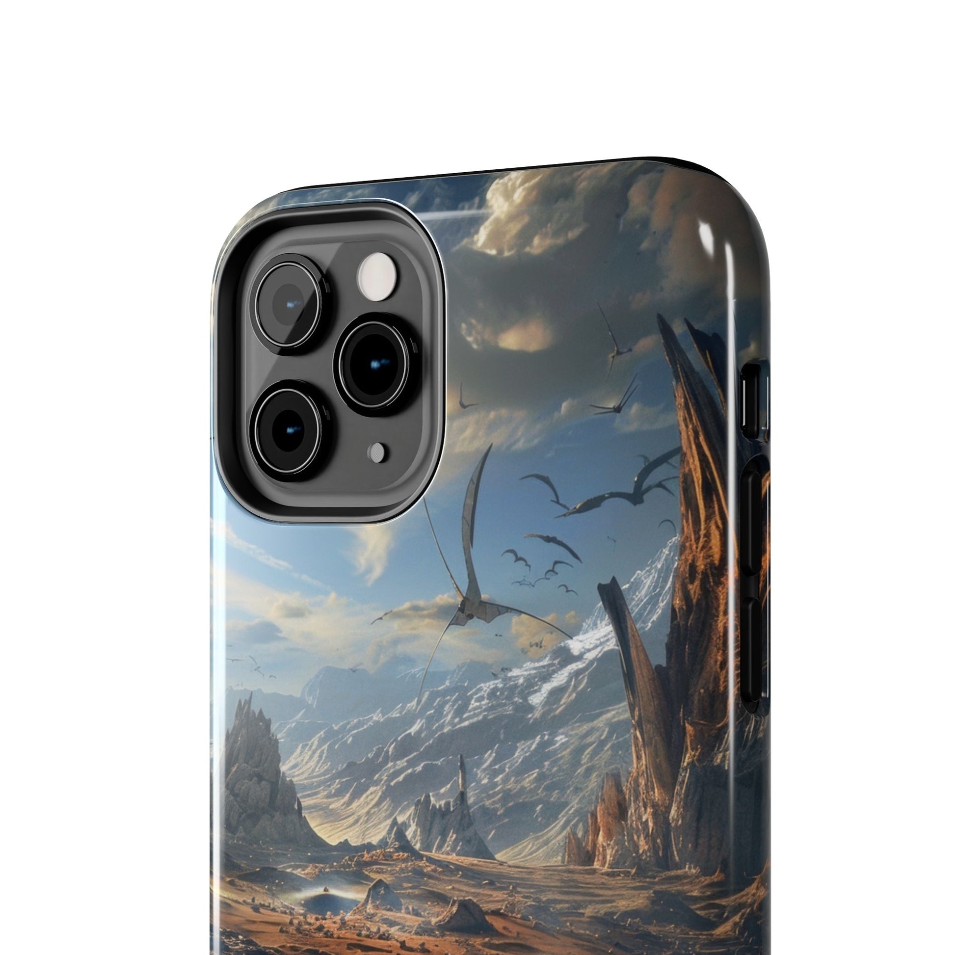 Ridge of Another World — Alien Mountains Phone Case - JG Visual Arts