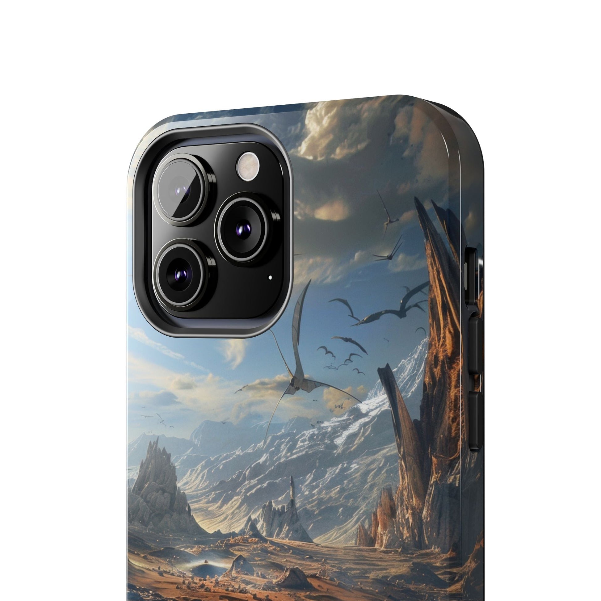 Ridge of Another World — Alien Mountains Phone Case - JDG Visual Arts