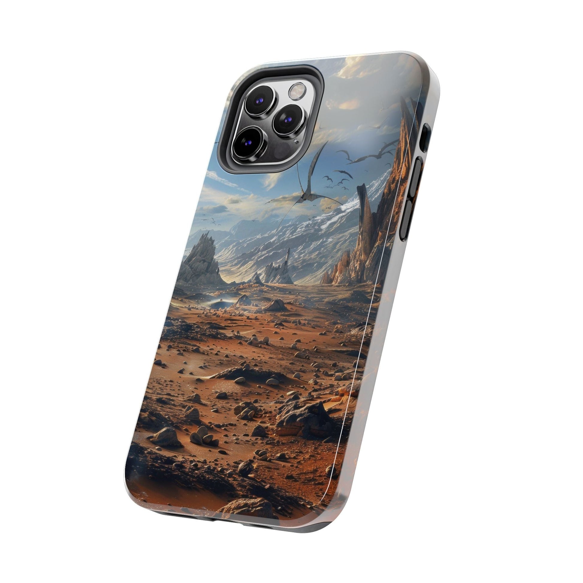Ridge of Another World — Alien Mountains Phone Case - JG Visual Arts