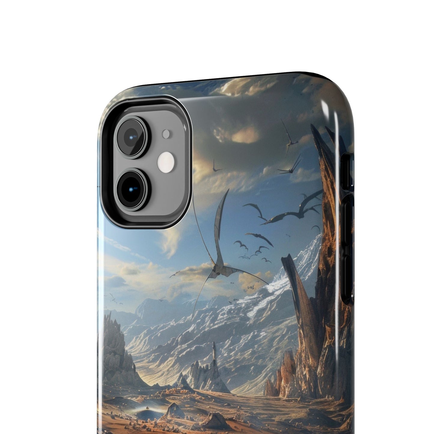 Ridge of Another World — Alien Mountains Phone Case - JG Visual Arts