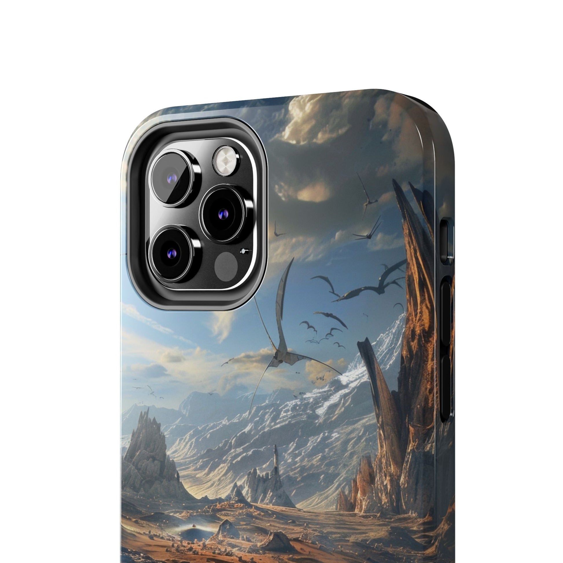 Ridge of Another World — Alien Mountains Phone Case - JDG Visual Arts