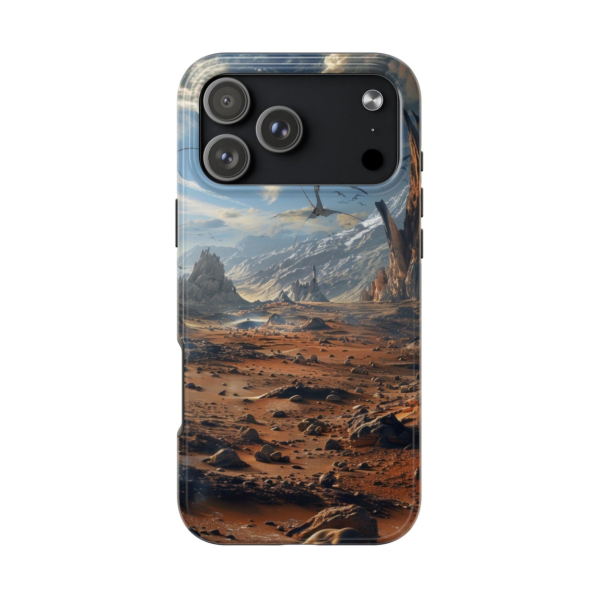 Ridge of Another World — Alien Mountains Phone Case - JG Visual Arts