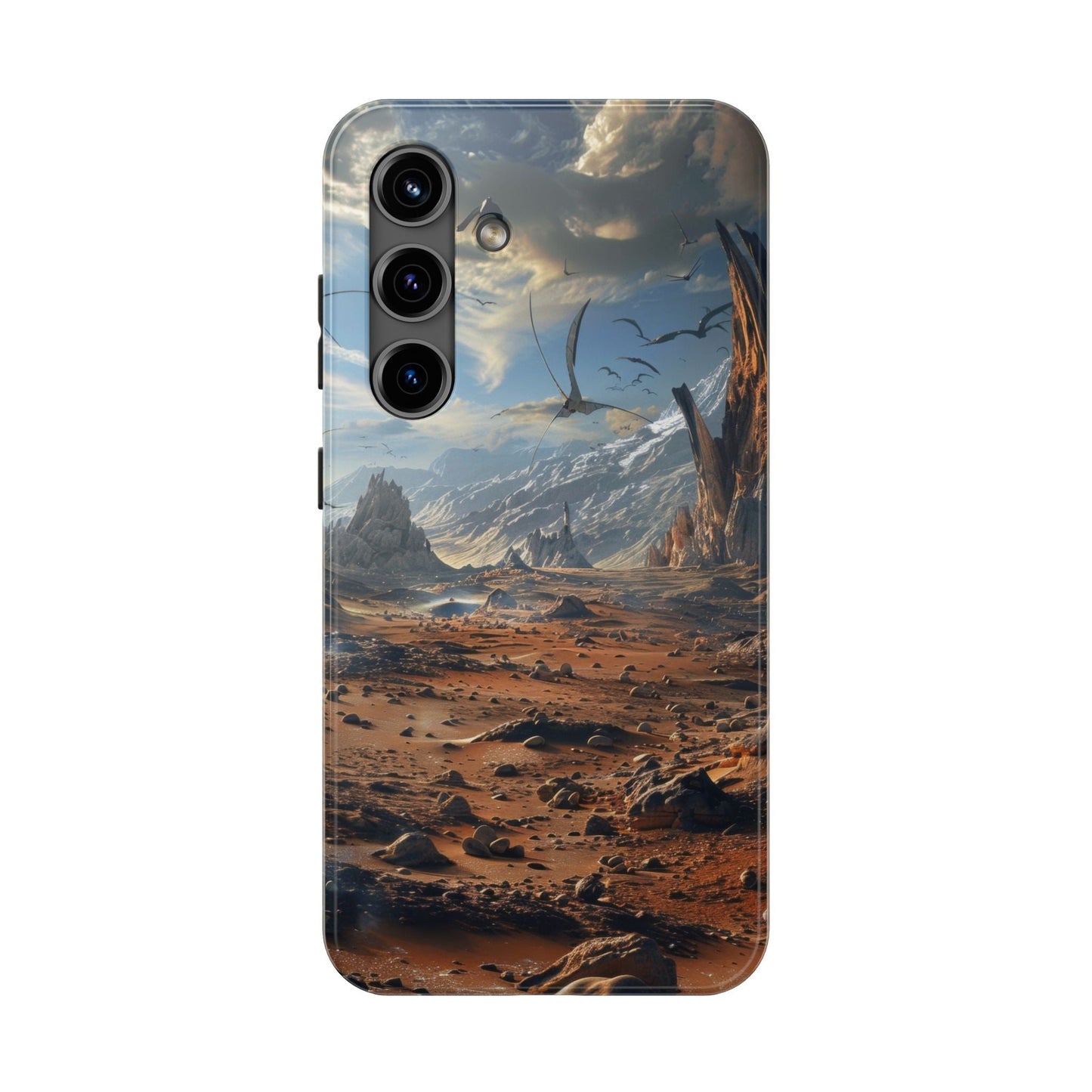 Ridge of Another World — Alien Mountains Phone Case - JG Visual Arts