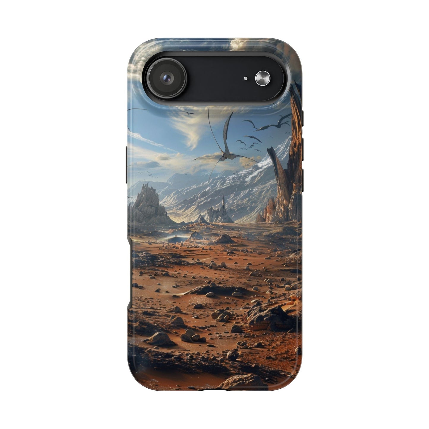 Ridge of Another World — Alien Mountains Phone Case - JG Visual Arts