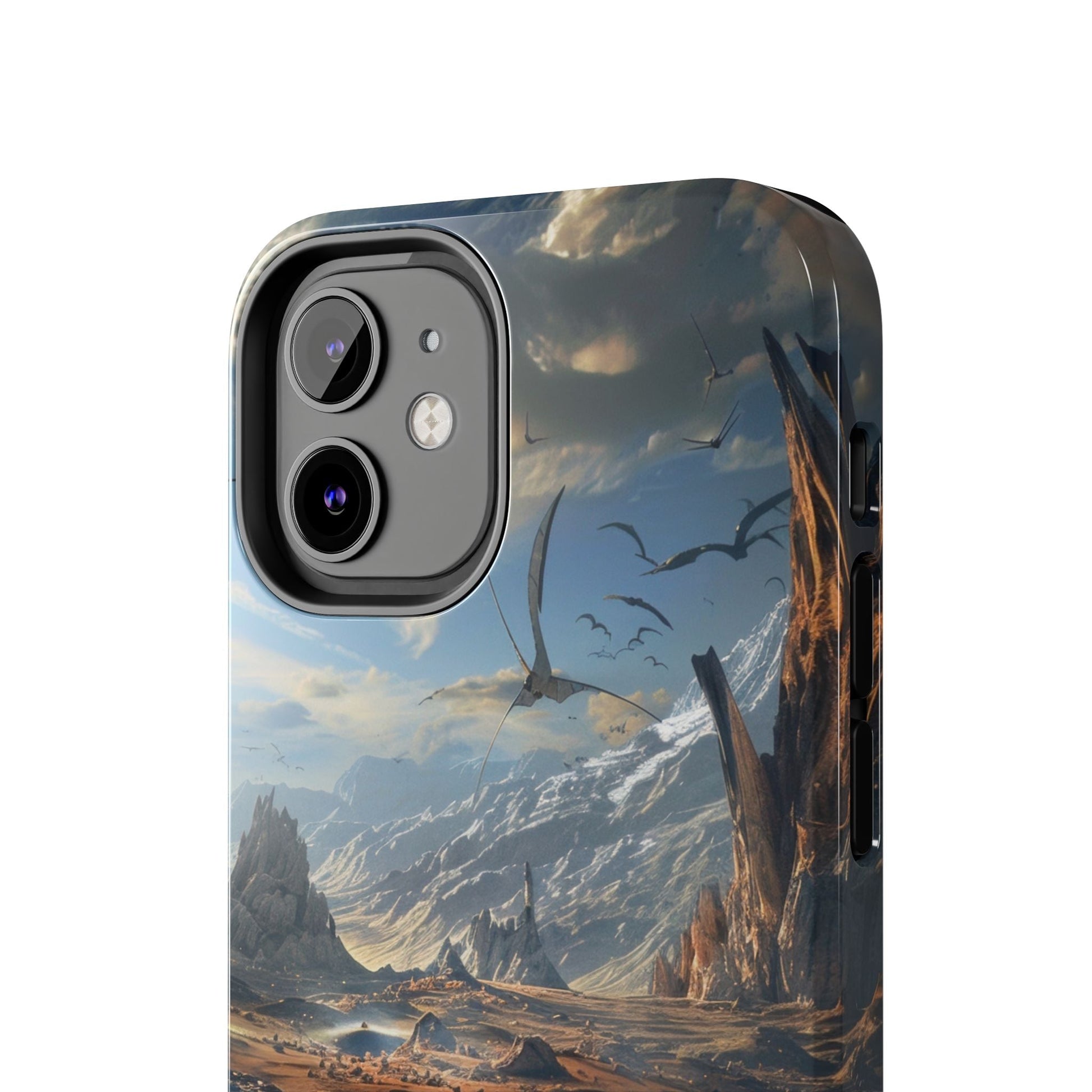 Ridge of Another World — Alien Mountains Phone Case - JG Visual Arts