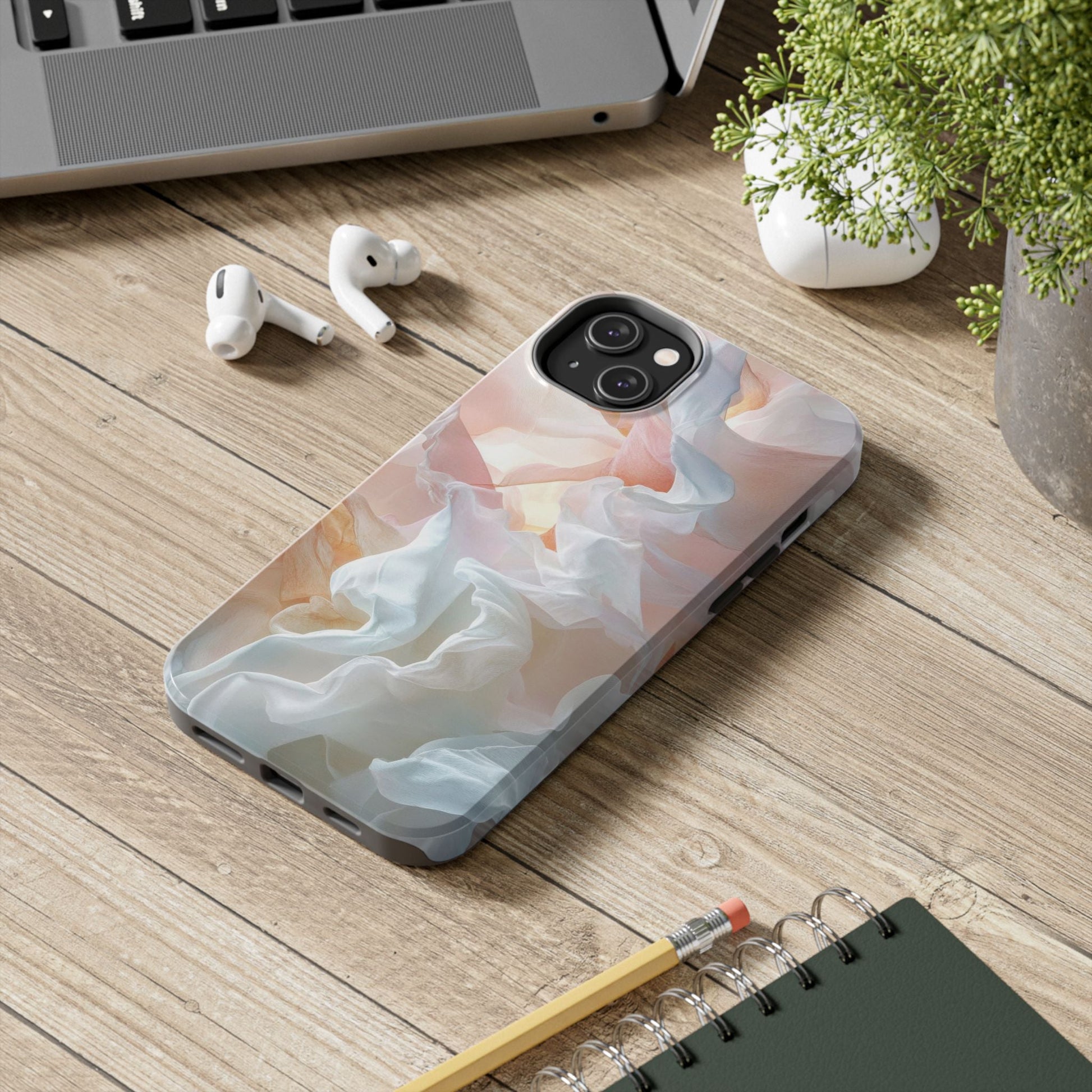 Silk Light — Pastel Fabric Phone Case - JG Visual Arts