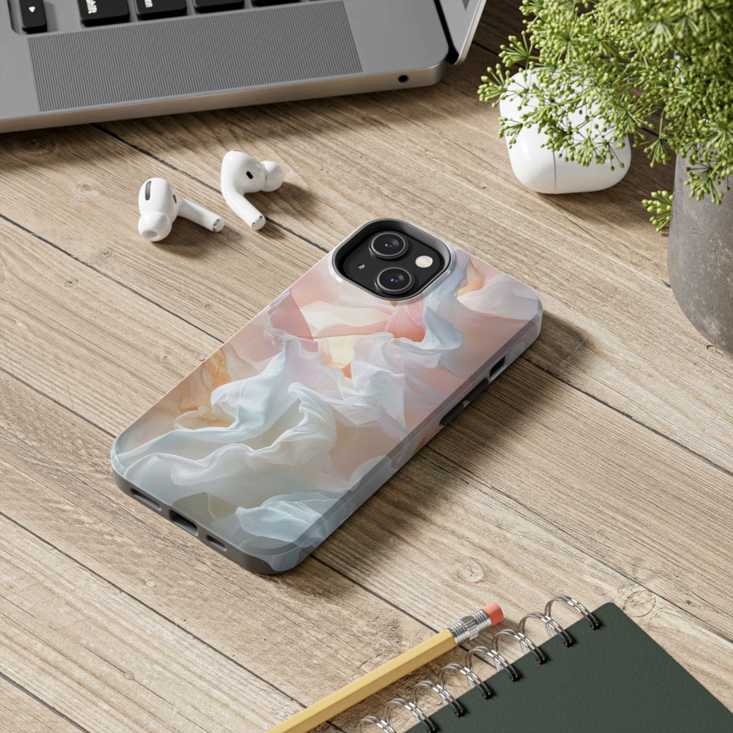 Silk Light — Pastel Fabric Phone Case - JG Visual Arts