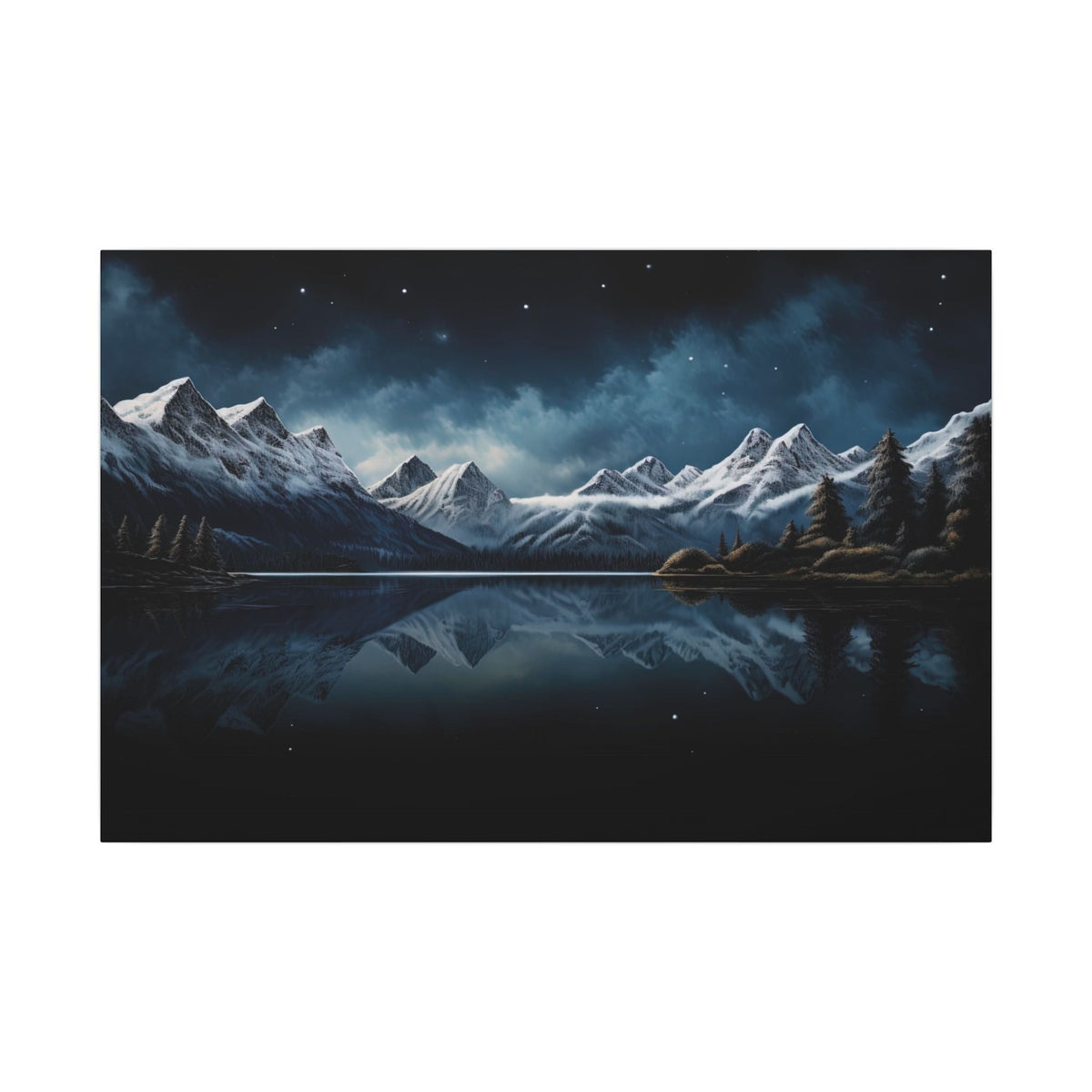 Still Water, No Moon Canvas - JG Visual Arts