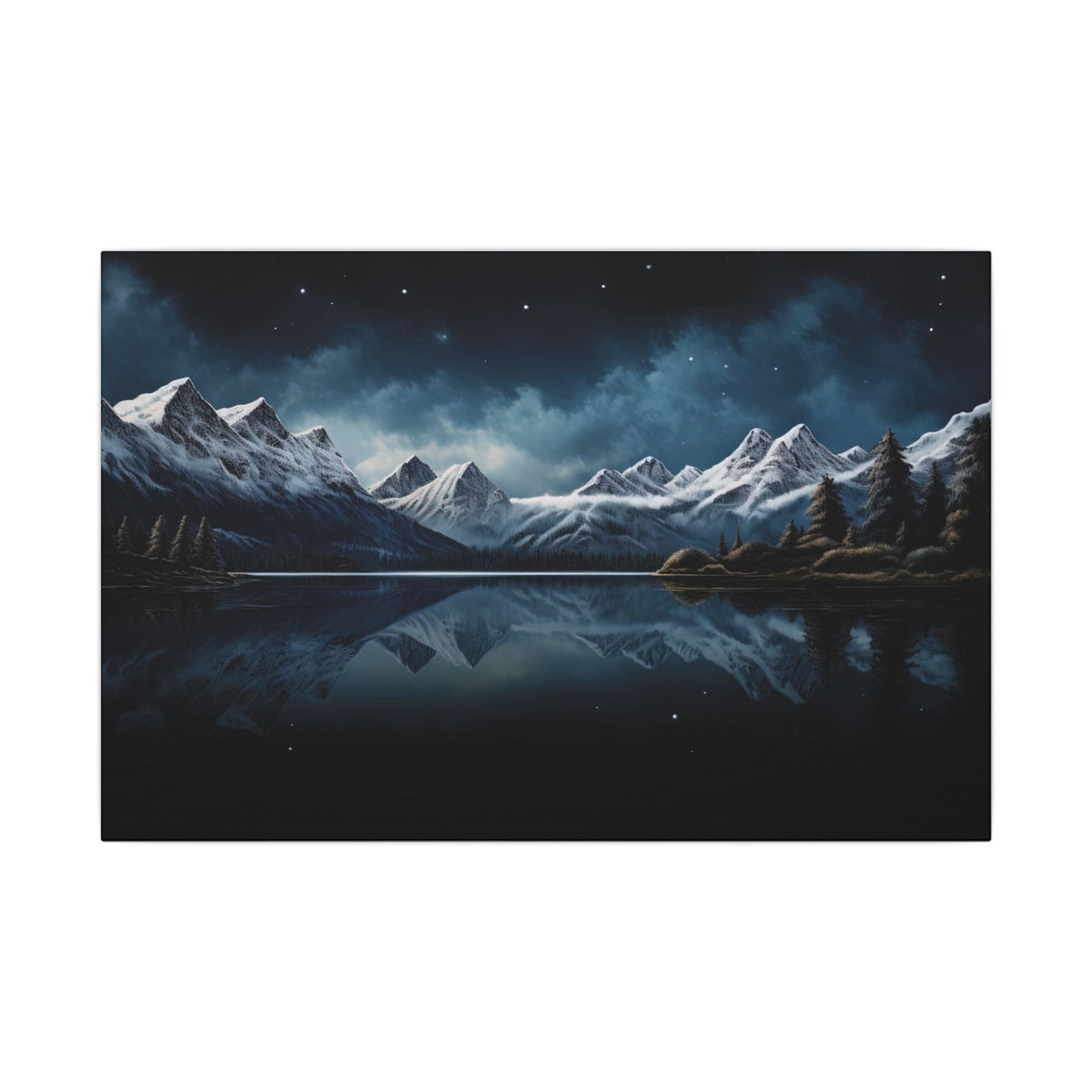 Still Water, No Moon Canvas - JG Visual Arts