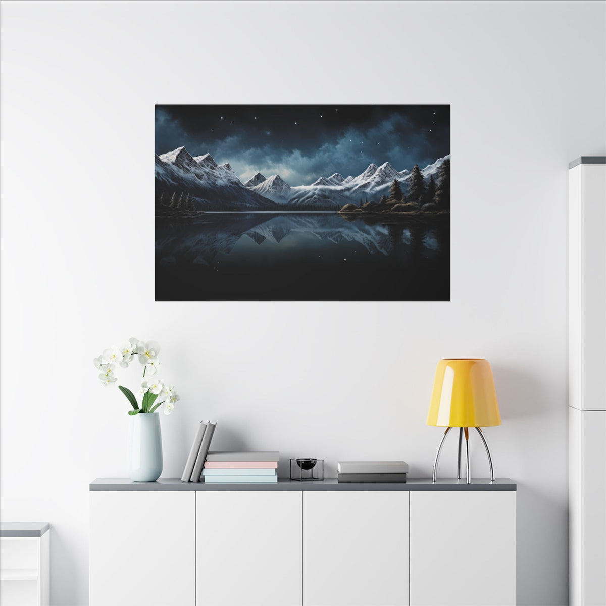 Still Water, No Moon Canvas - JG Visual Arts