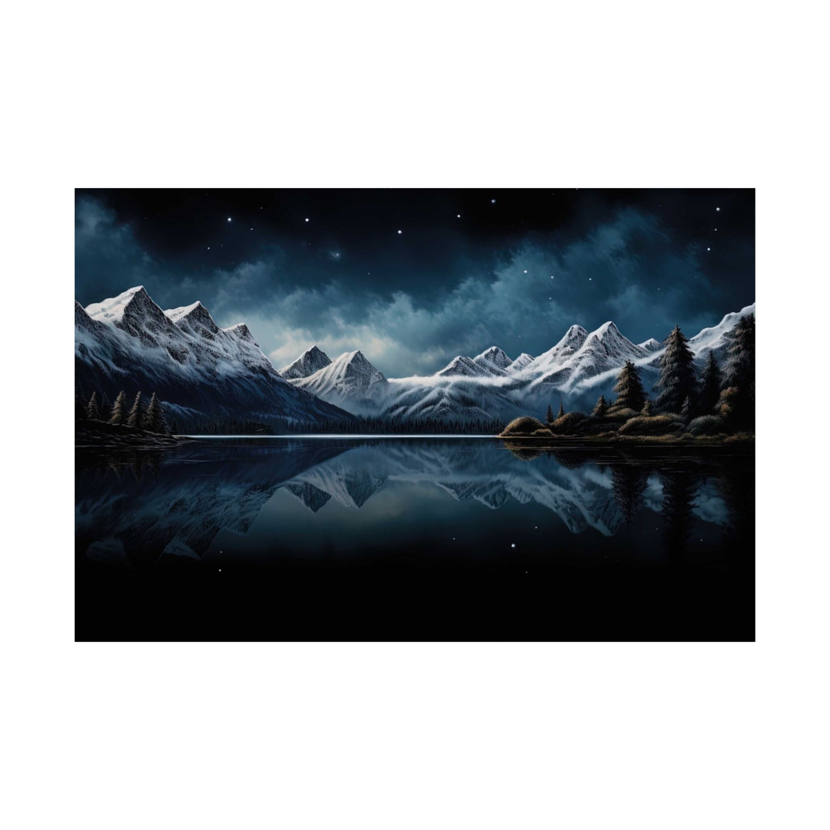 Still Water, No Moon Poster - JG Visual Arts