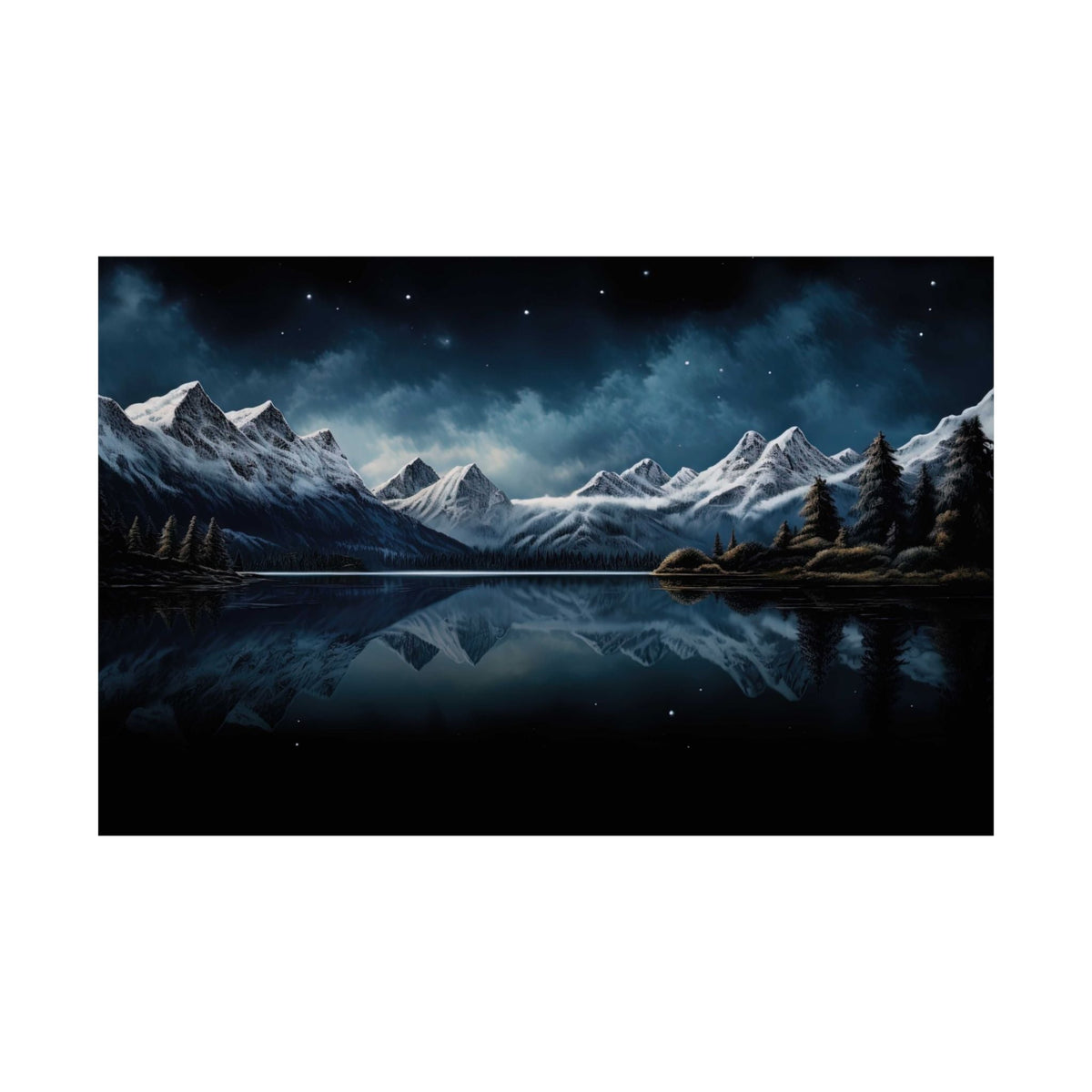 Still Water, No Moon Poster - JG Visual Arts