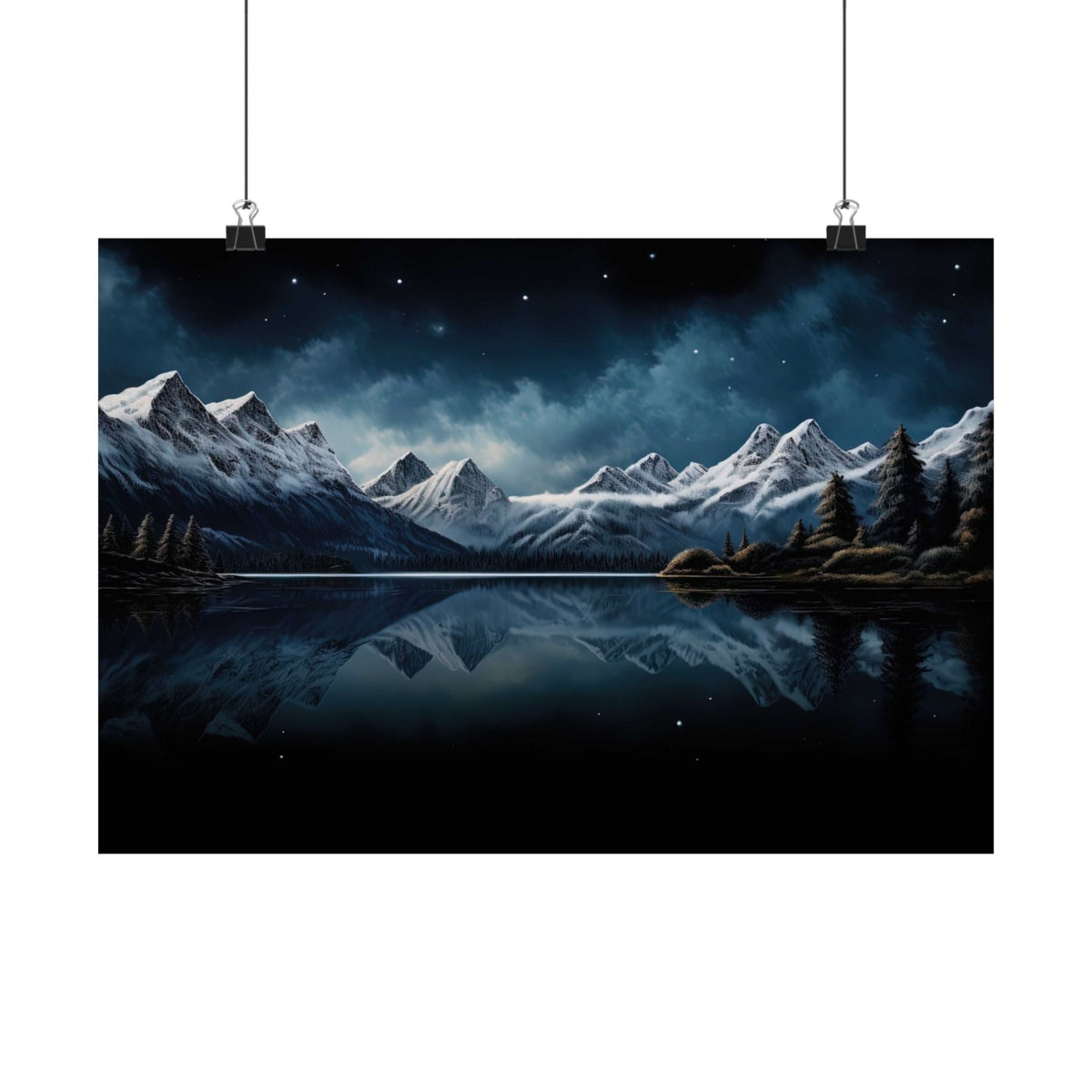 Still Water, No Moon Poster - JG Visual Arts