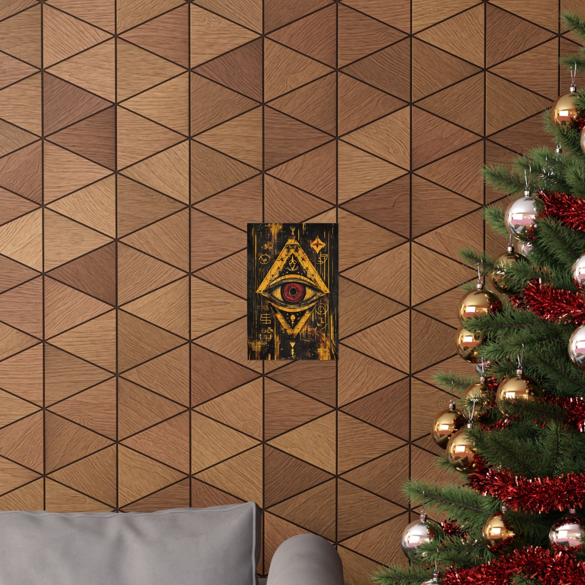 The All-Seeing Eye — Mystic Pyramid Poster - JG Visual Arts