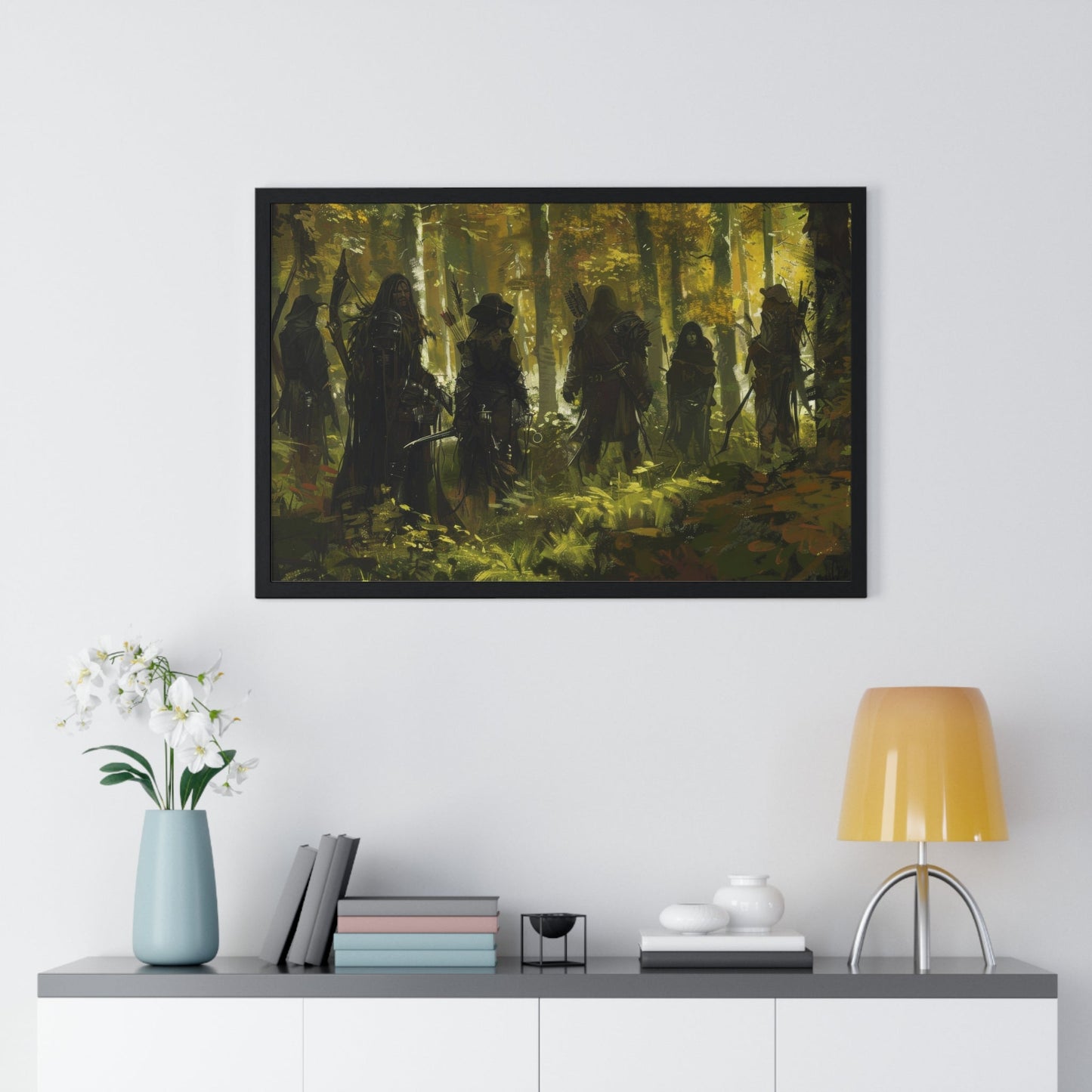The Autumn Order — Hooded Figures (Framed) - JG Visual Arts