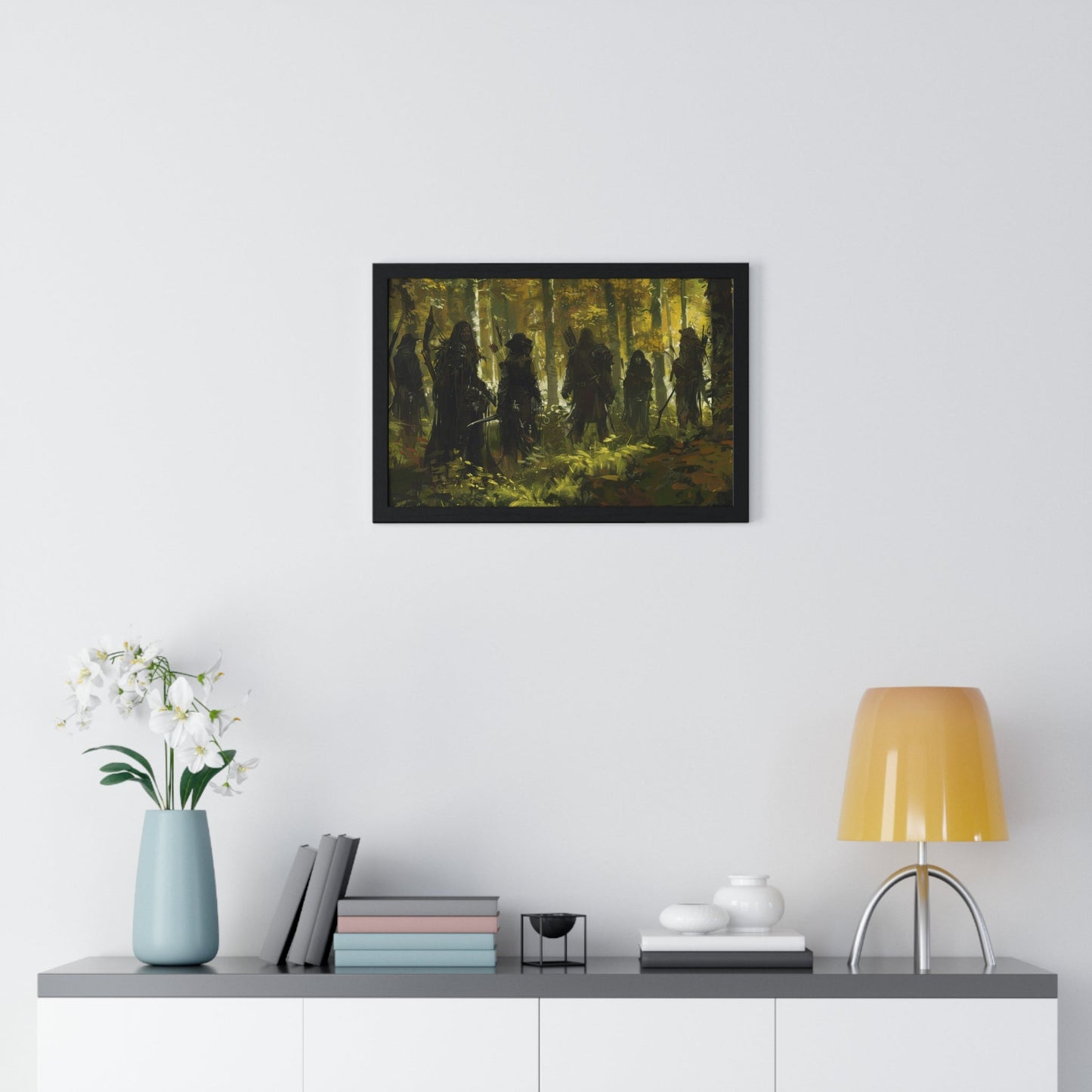 The Autumn Order — Hooded Figures (Framed) - JG Visual Arts