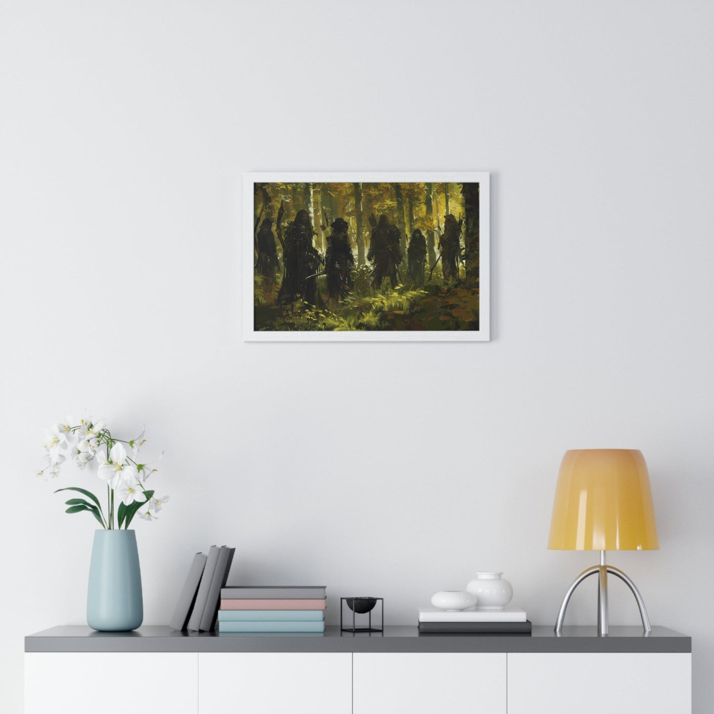 The Autumn Order — Hooded Figures (Framed) - JG Visual Arts