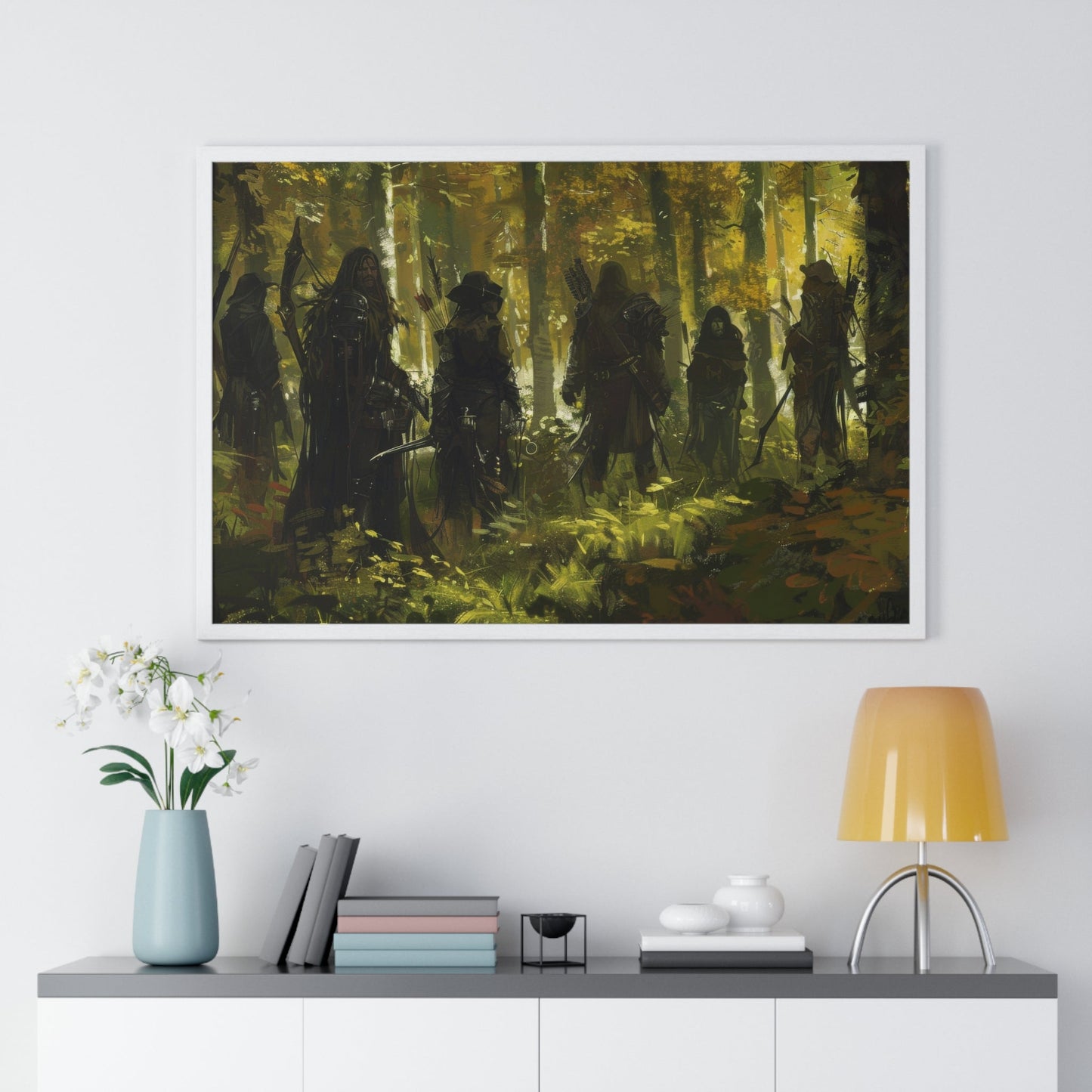 The Autumn Order — Hooded Figures (Framed) - JG Visual Arts