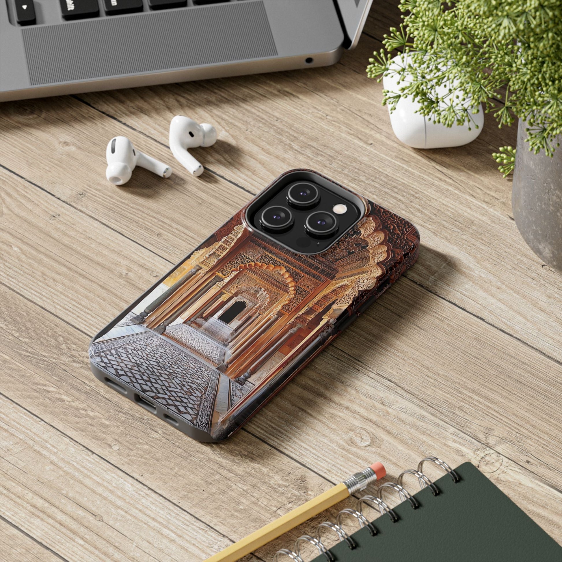 The Carved Way — Wooden Arches Phone Case - JG Visual Arts