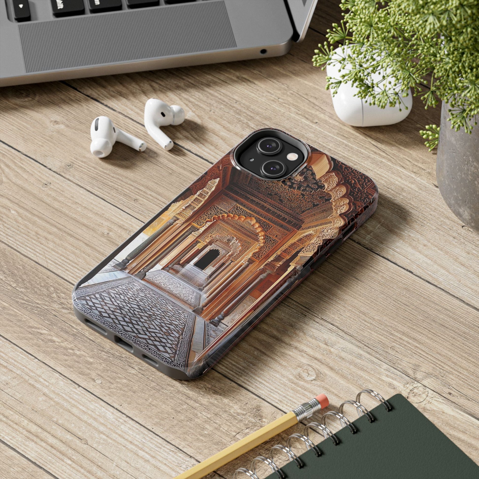 The Carved Way — Wooden Arches Phone Case - JG Visual Arts