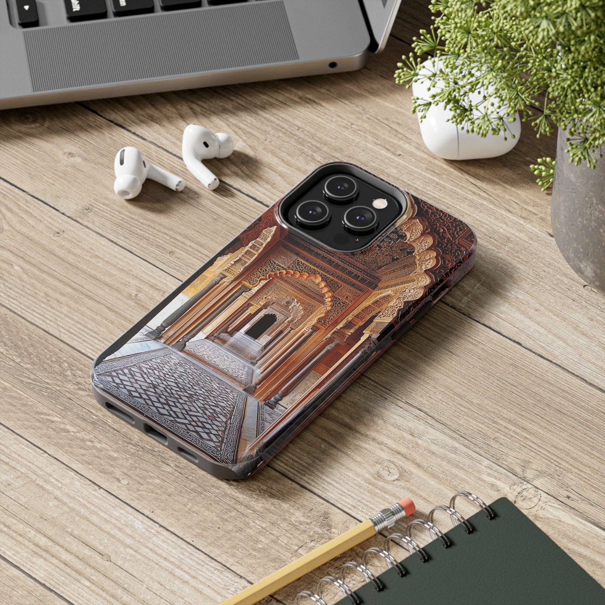 The Carved Way — Wooden Arches Phone Case - JG Visual Arts