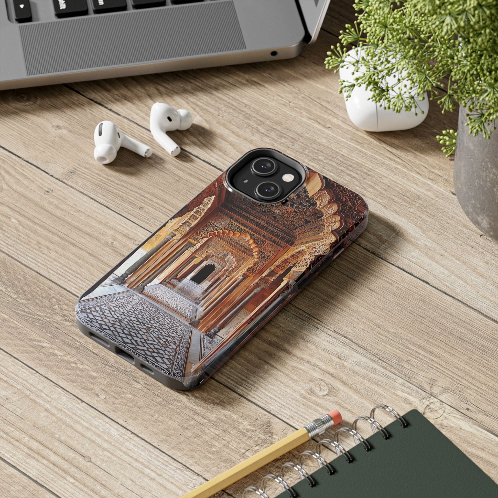 The Carved Way — Wooden Arches Phone Case - JG Visual Arts