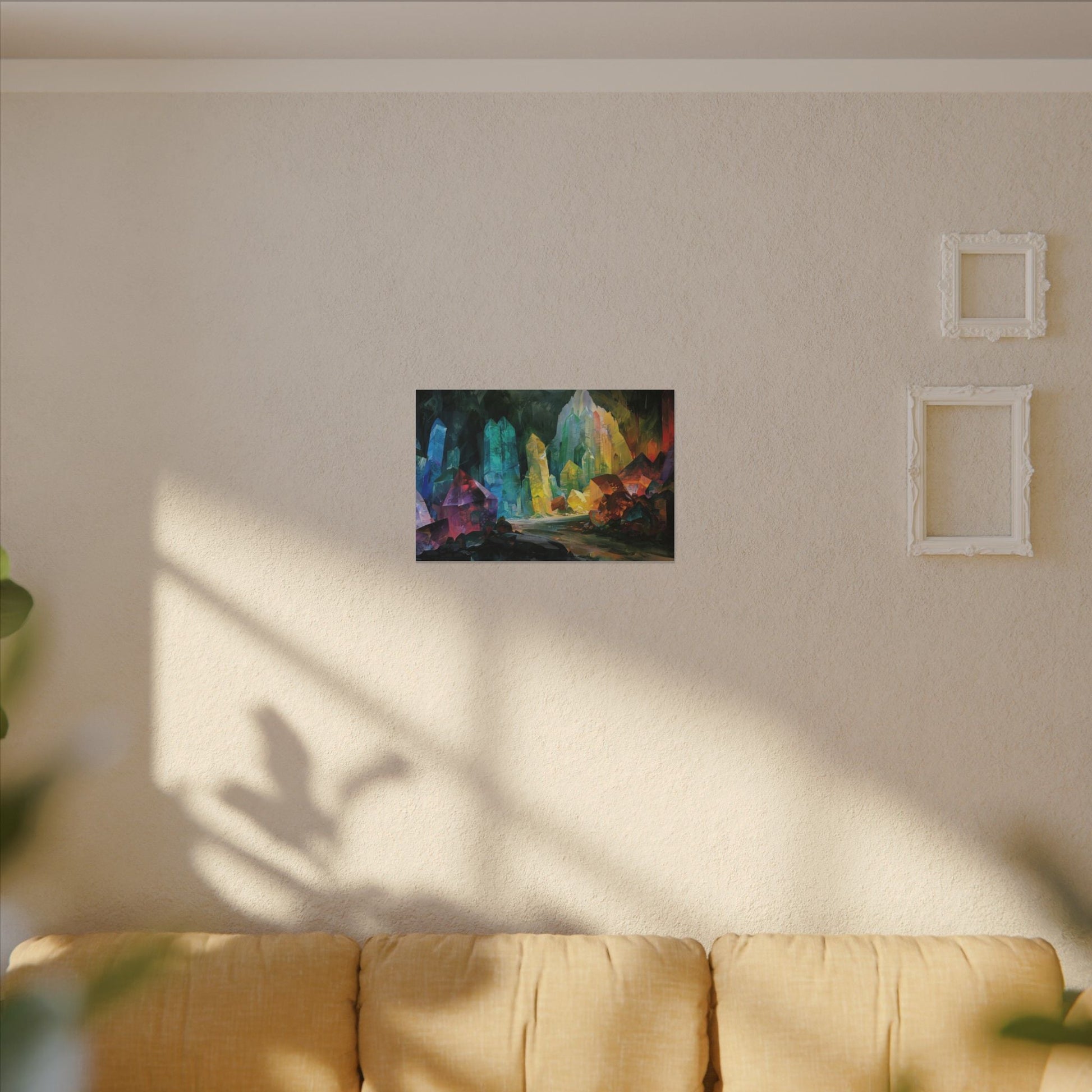 The Crystal Hollow — Cavern of Light Canvas - JG Visual Arts