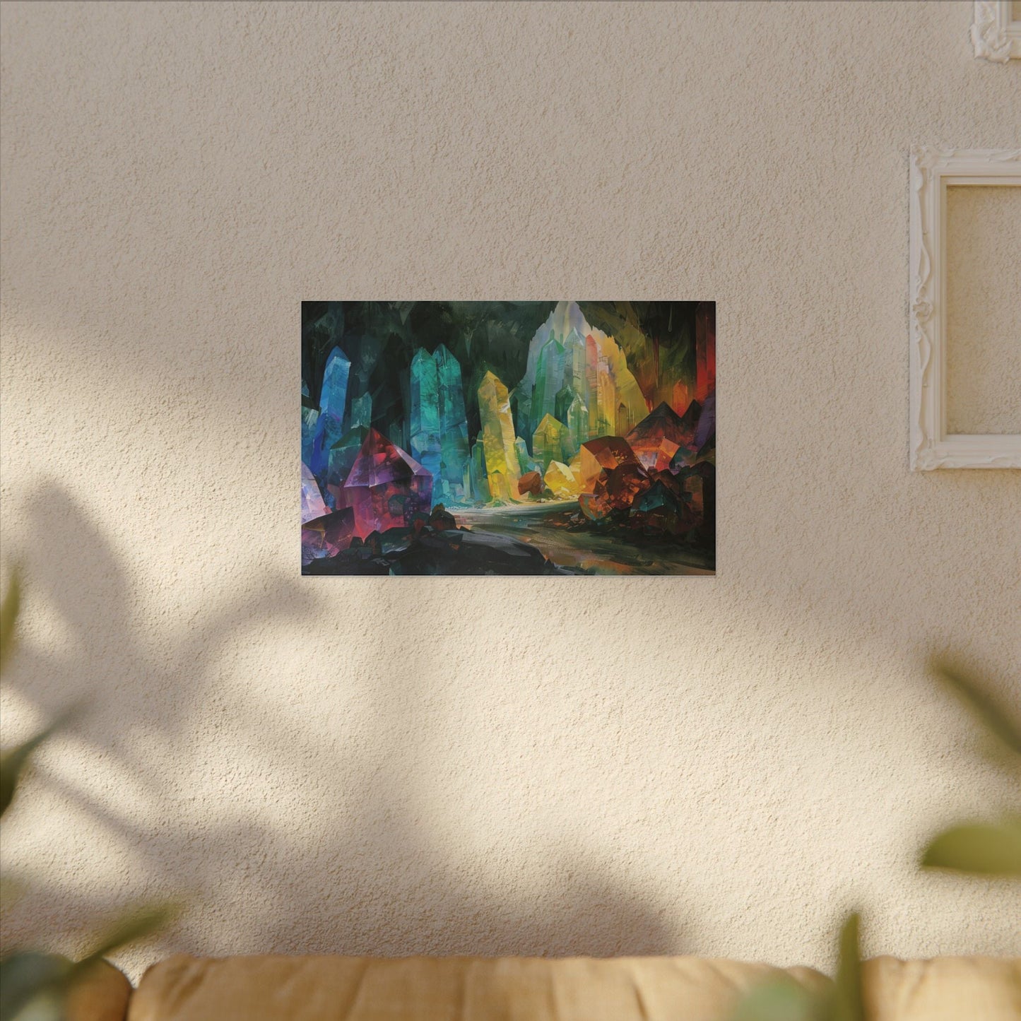 The Crystal Hollow — Cavern of Light Canvas - JG Visual Arts