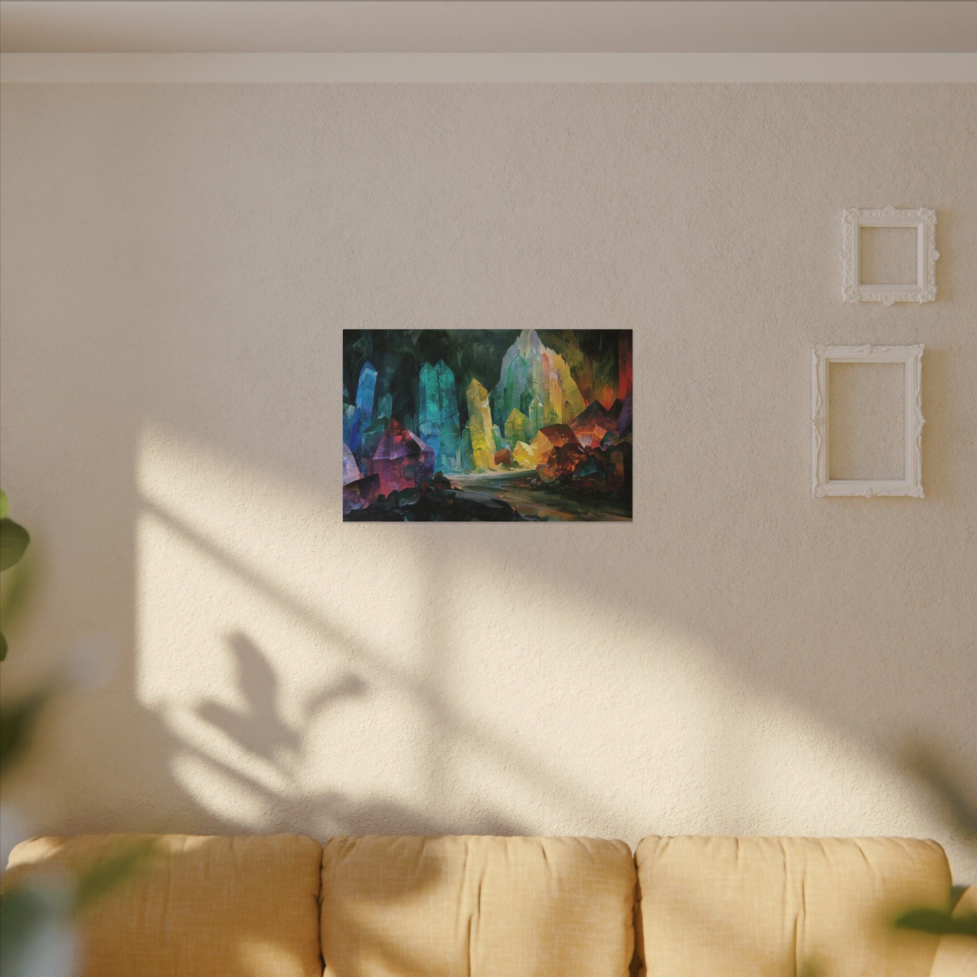 The Crystal Hollow — Cavern of Light Canvas - JG Visual Arts