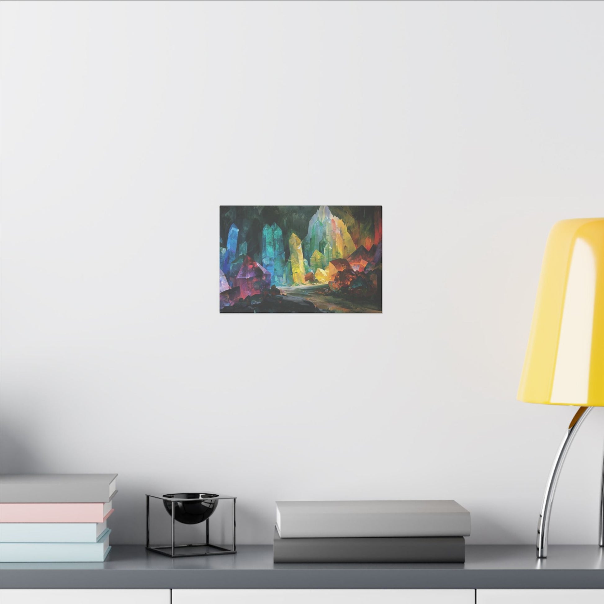 The Crystal Hollow — Cavern of Light Canvas - JG Visual Arts