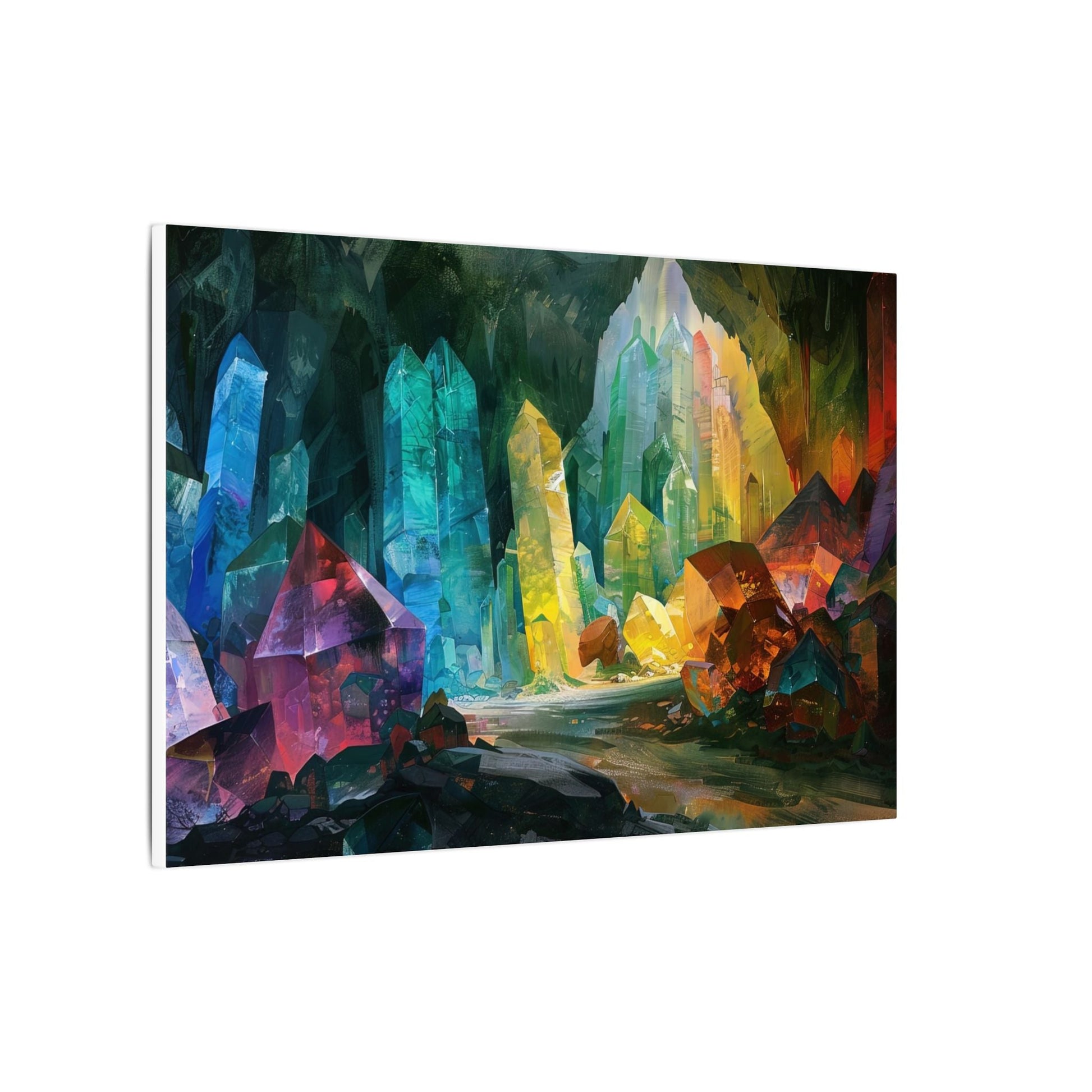 The Crystal Hollow — Cavern of Light Canvas - JG Visual Arts