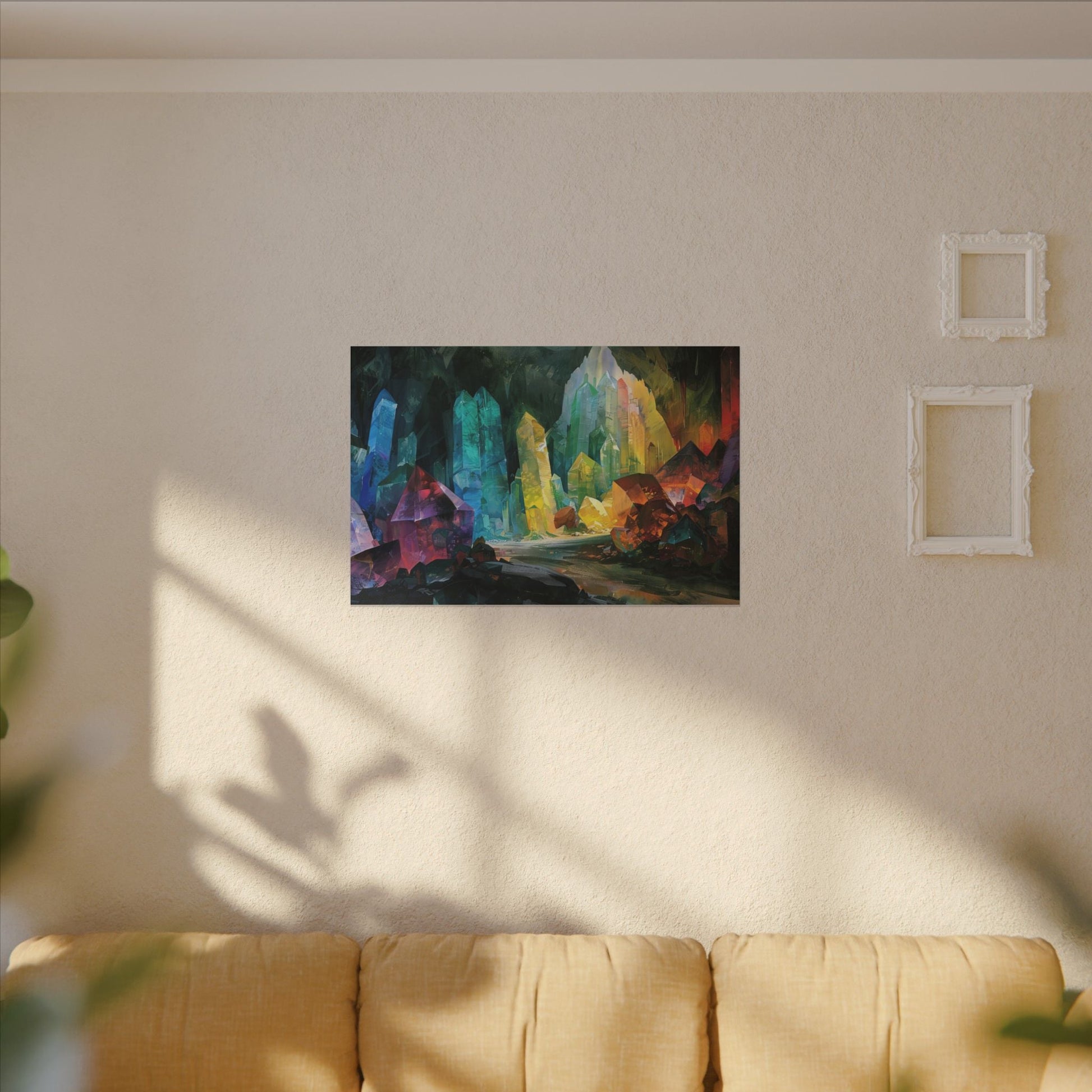 The Crystal Hollow — Cavern of Light Canvas - JG Visual Arts