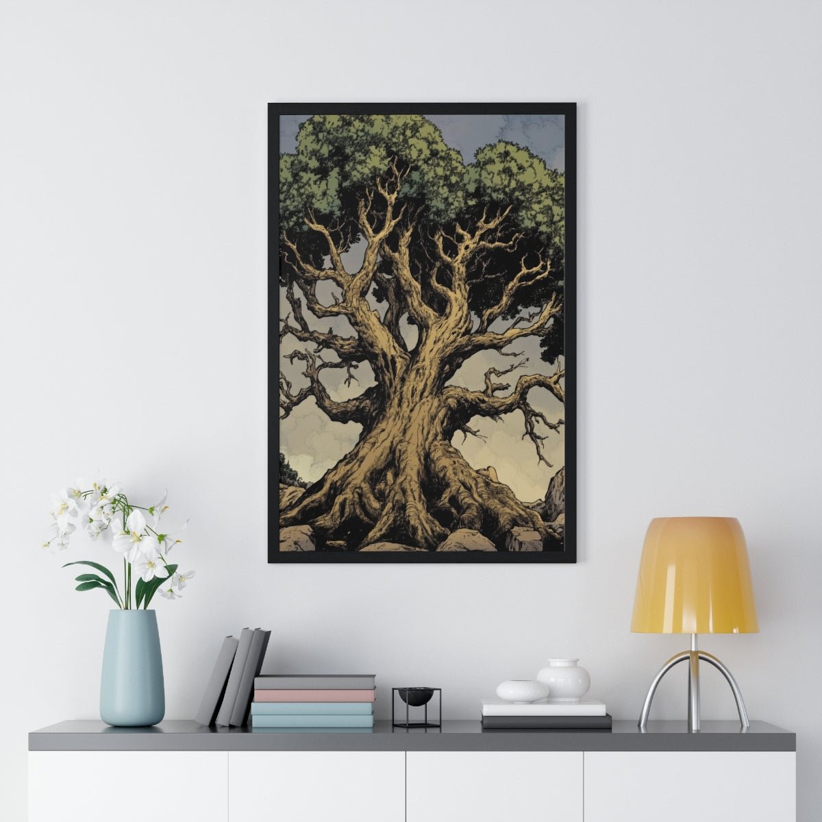 The Elder — Ancient Tree (Framed) - JG Visual Arts