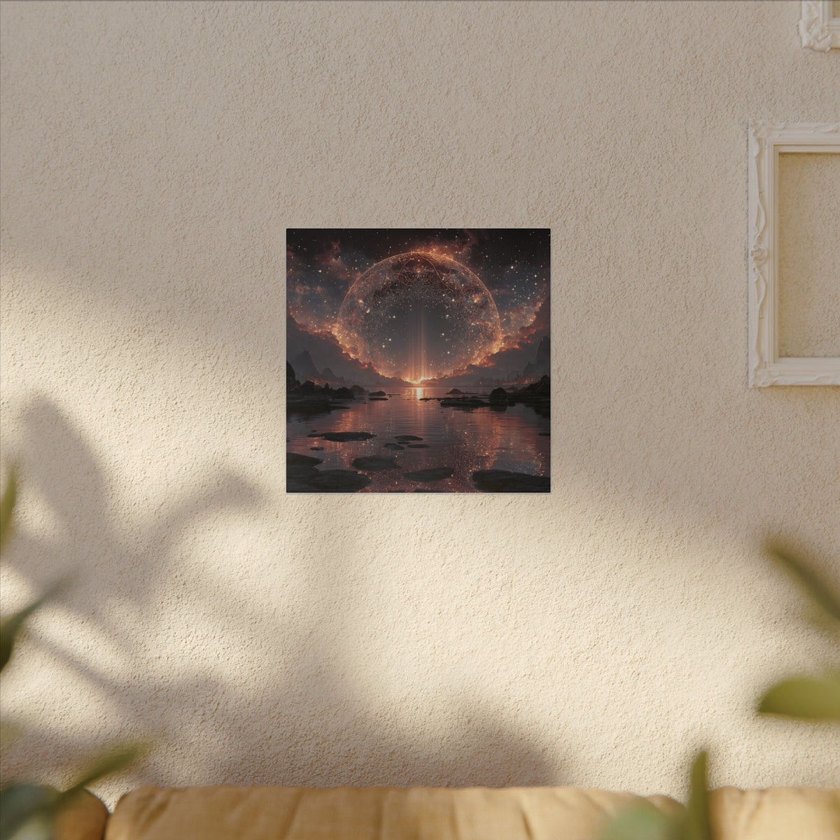 The Filigree Gate — Square Canvas - JG Visual Arts