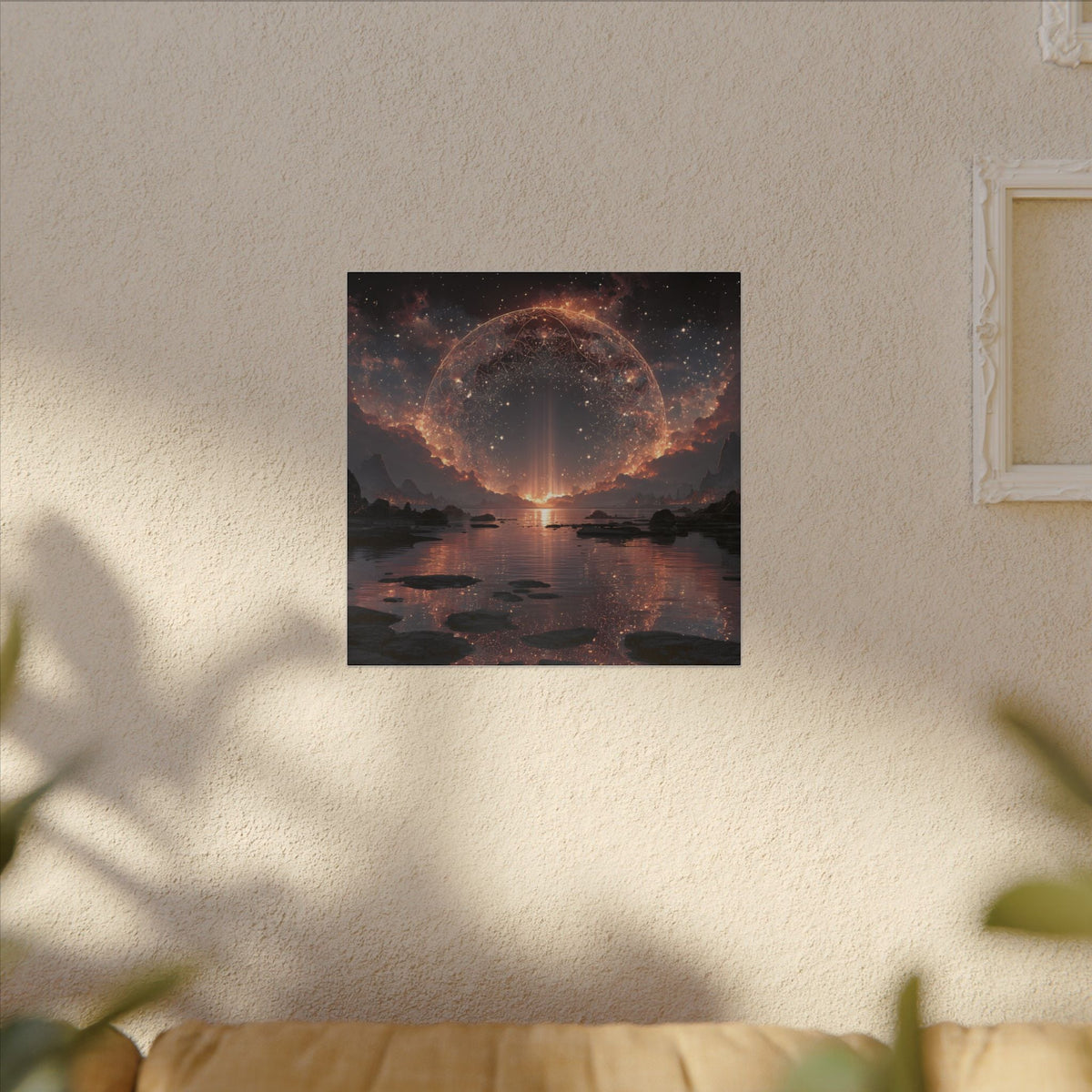 The Filigree Gate — Square Canvas - JG Visual Arts