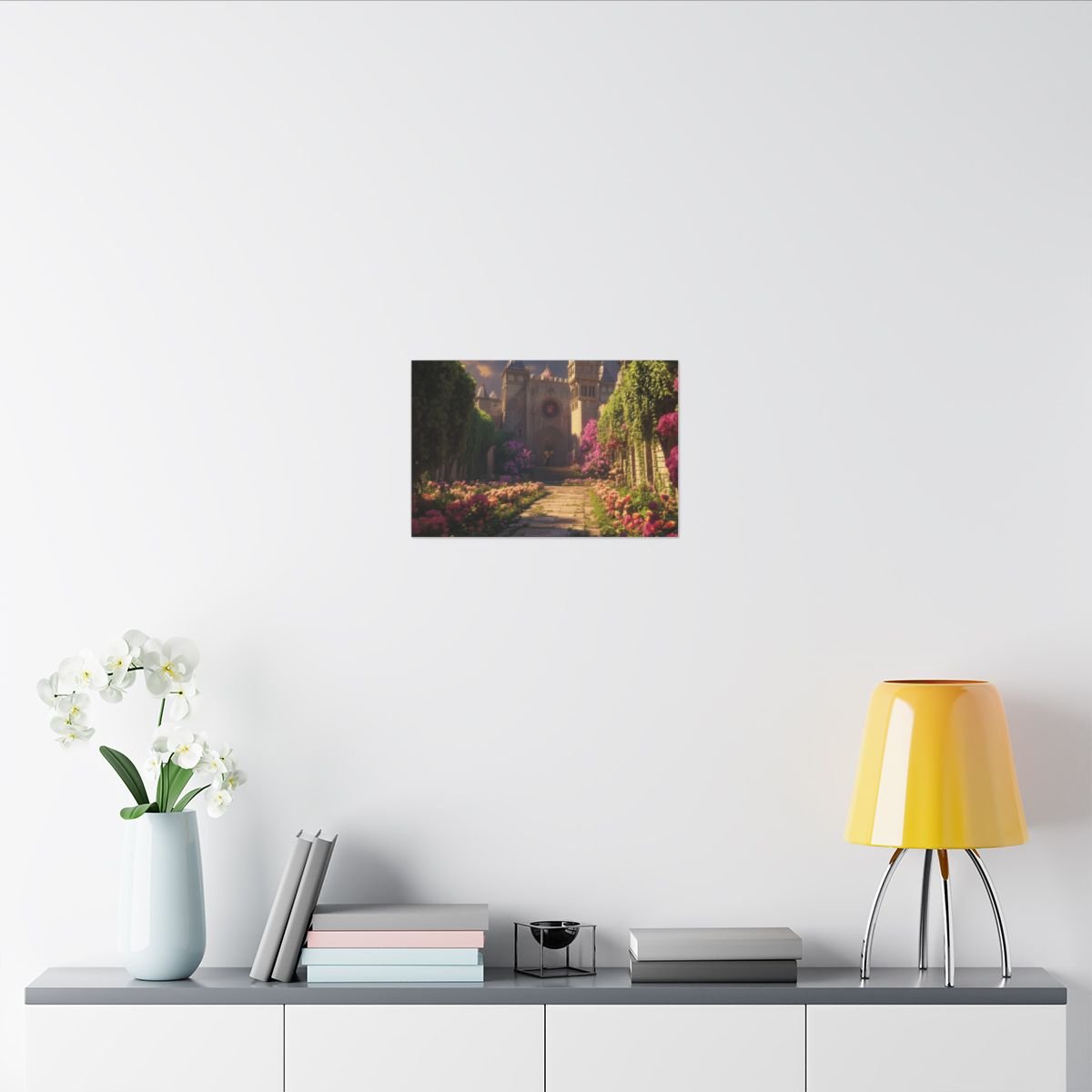 The Garden Road — Castle Path Canvas - JG Visual Arts