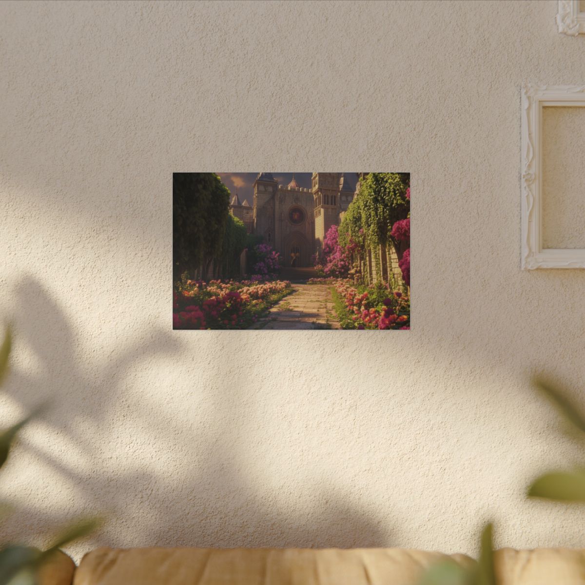 The Garden Road — Castle Path Canvas - JG Visual Arts