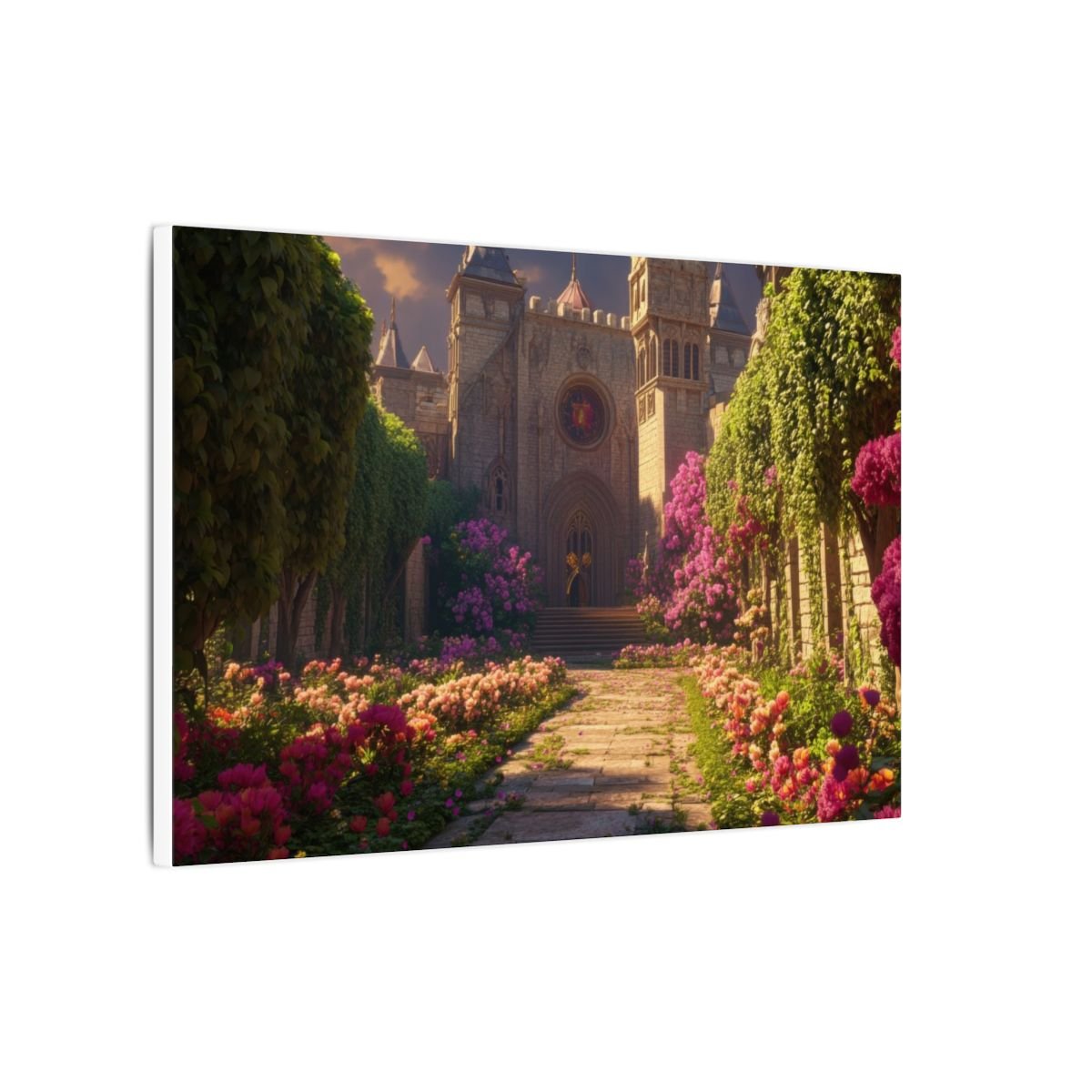 The Garden Road — Castle Path Canvas - JG Visual Arts