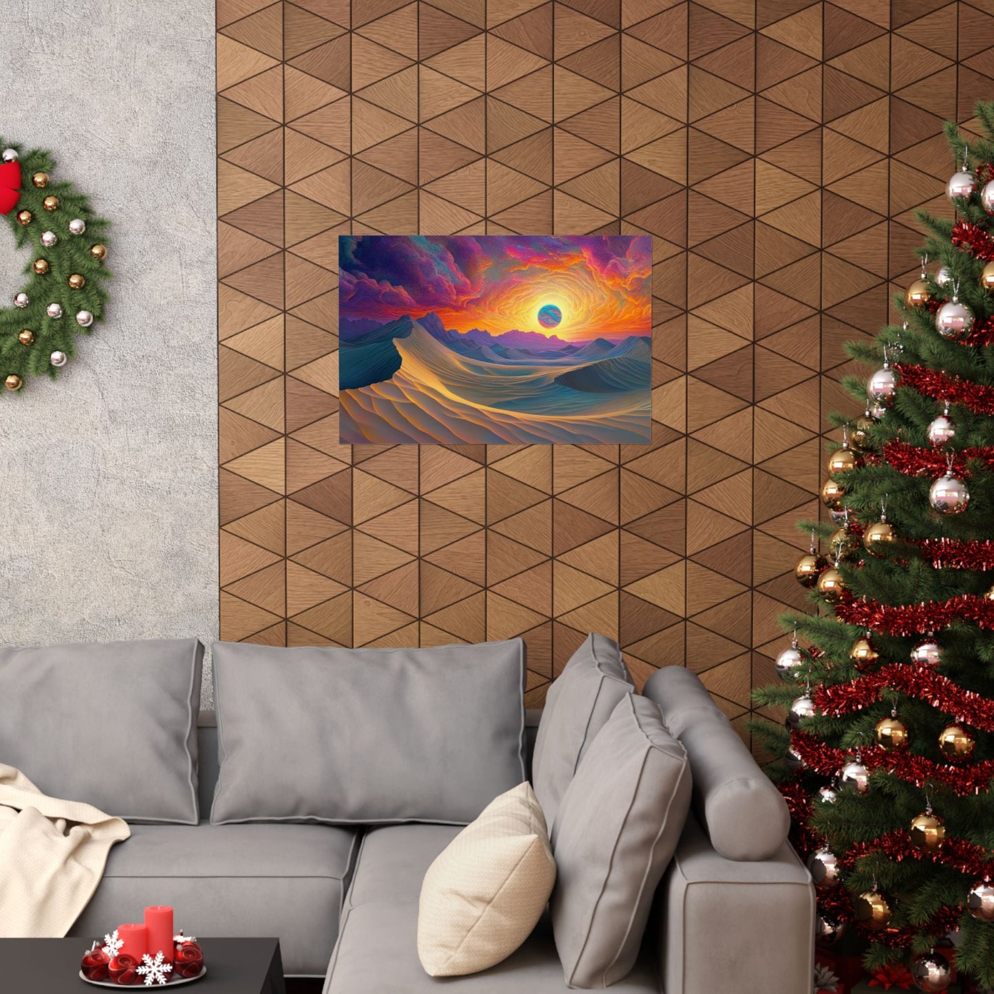 The Glowing Dunes Poster - JG Visual Arts