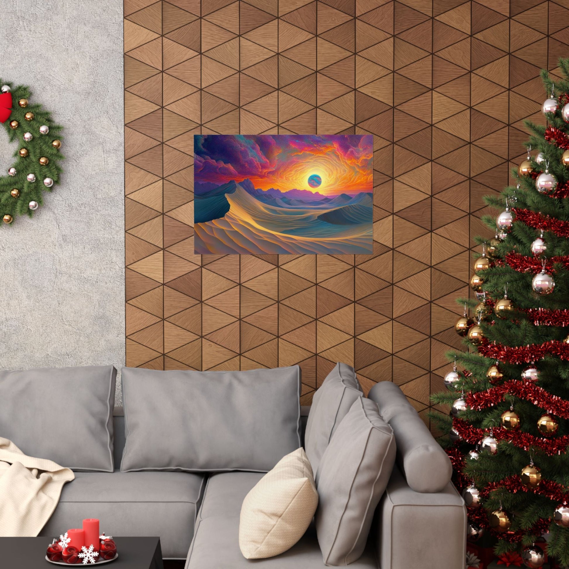 The Glowing Dunes Poster - JG Visual Arts