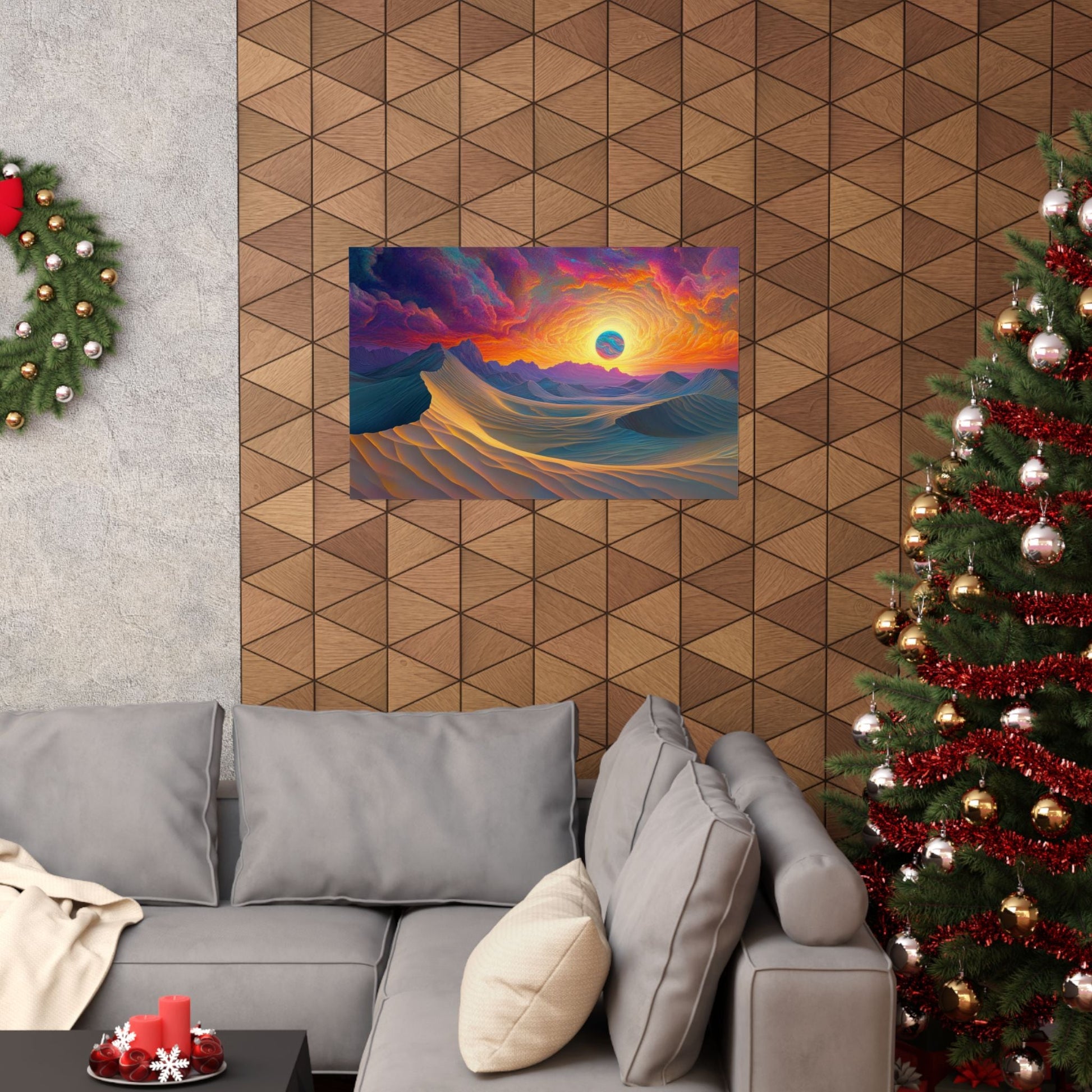The Glowing Dunes Poster - JG Visual Arts