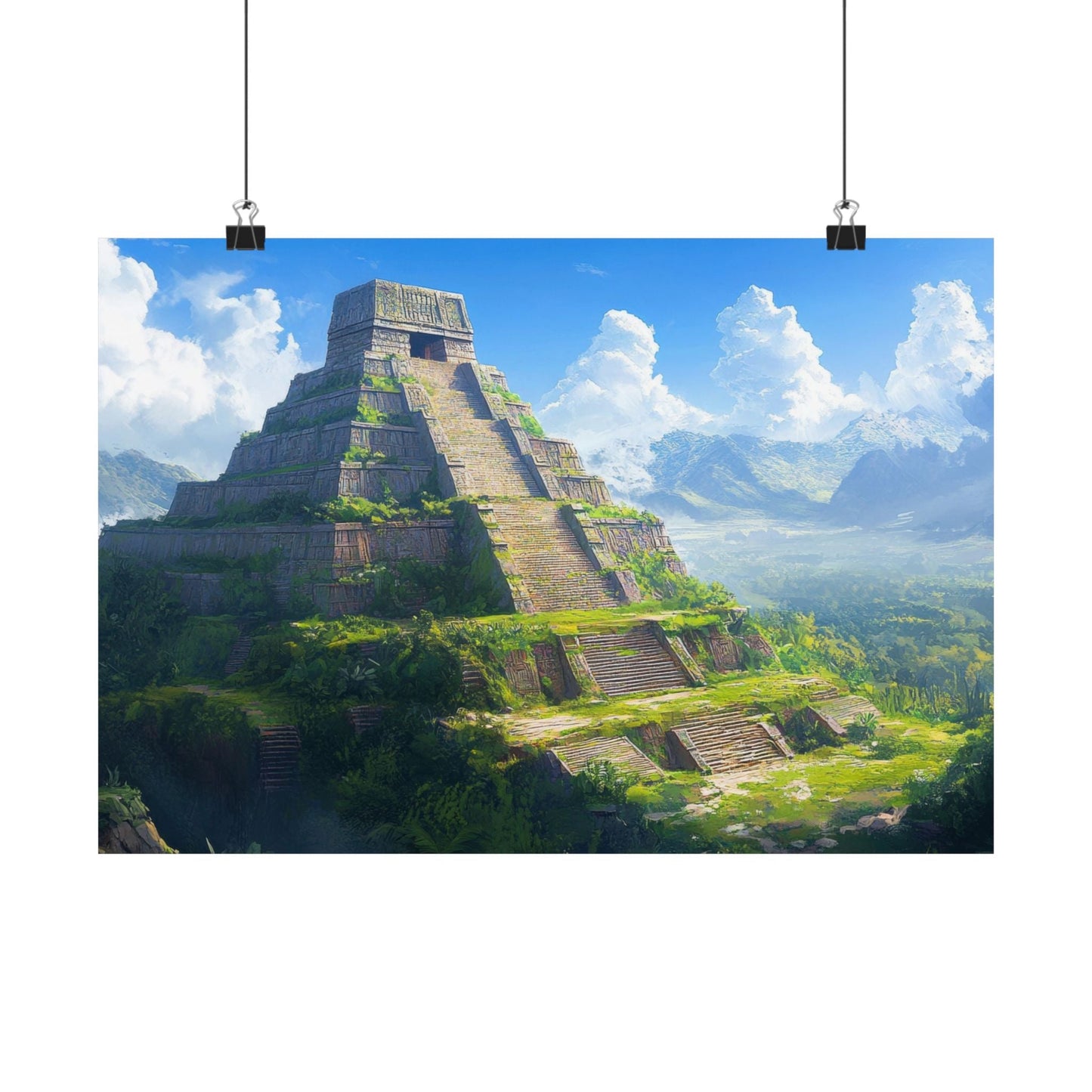The Green Pyramid Poster - JG Visual Arts