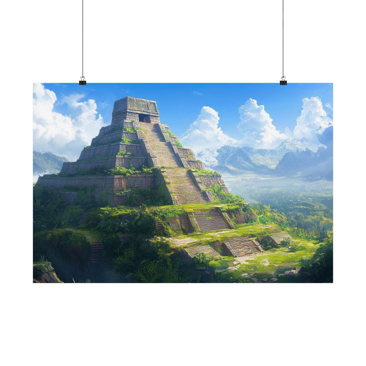 The Green Pyramid Poster - JG Visual Arts