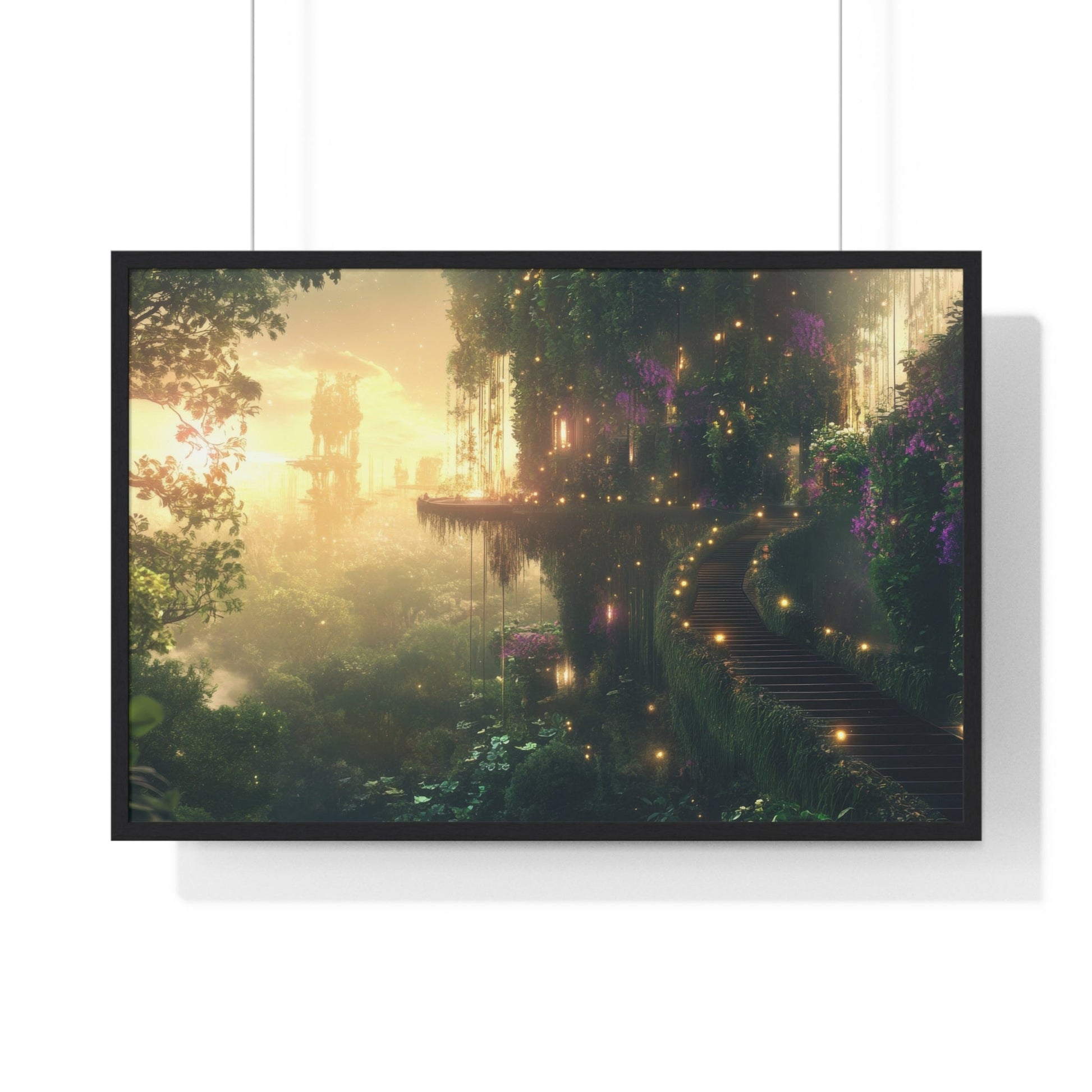 The Lantern Path (Framed) - JG Visual Arts