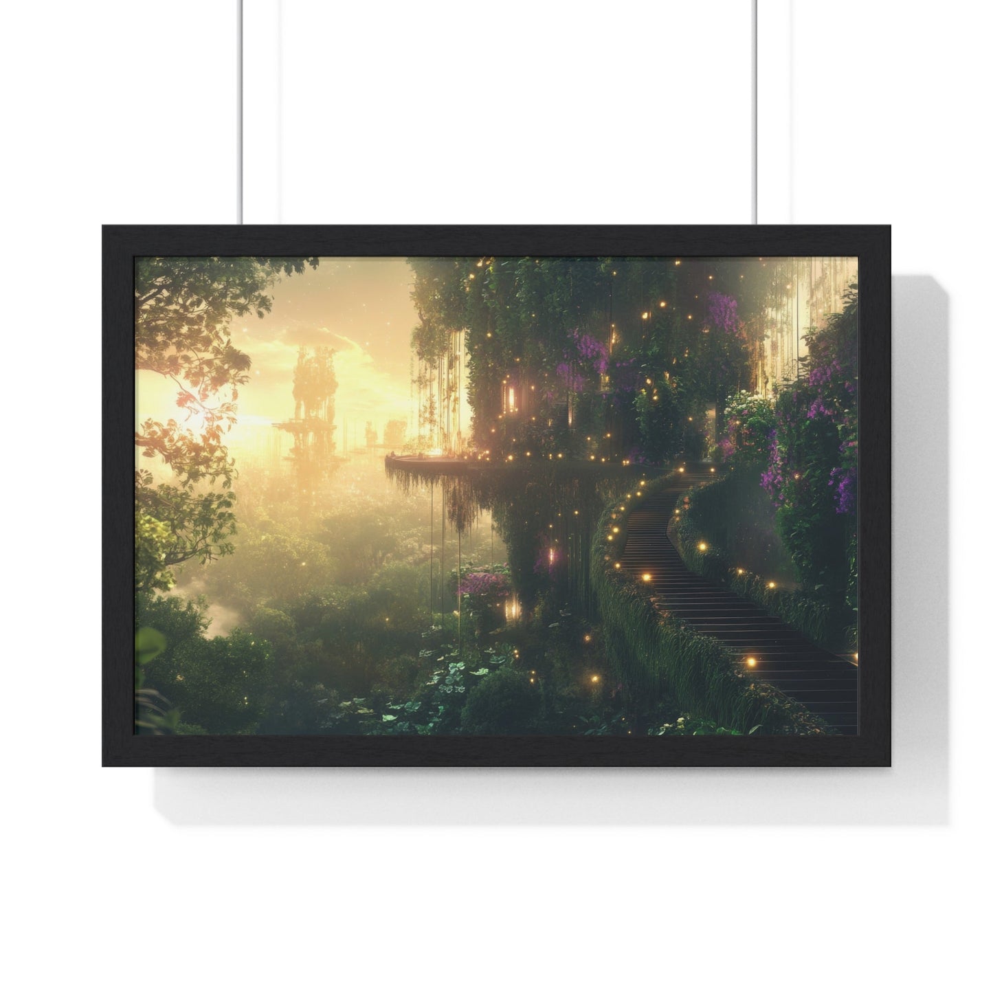 The Lantern Path (Framed) - JG Visual Arts